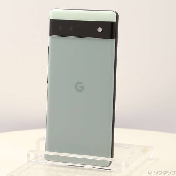 中古品〕 Google Pixel 6a 128GB セージ GB17L SIMフリー【305