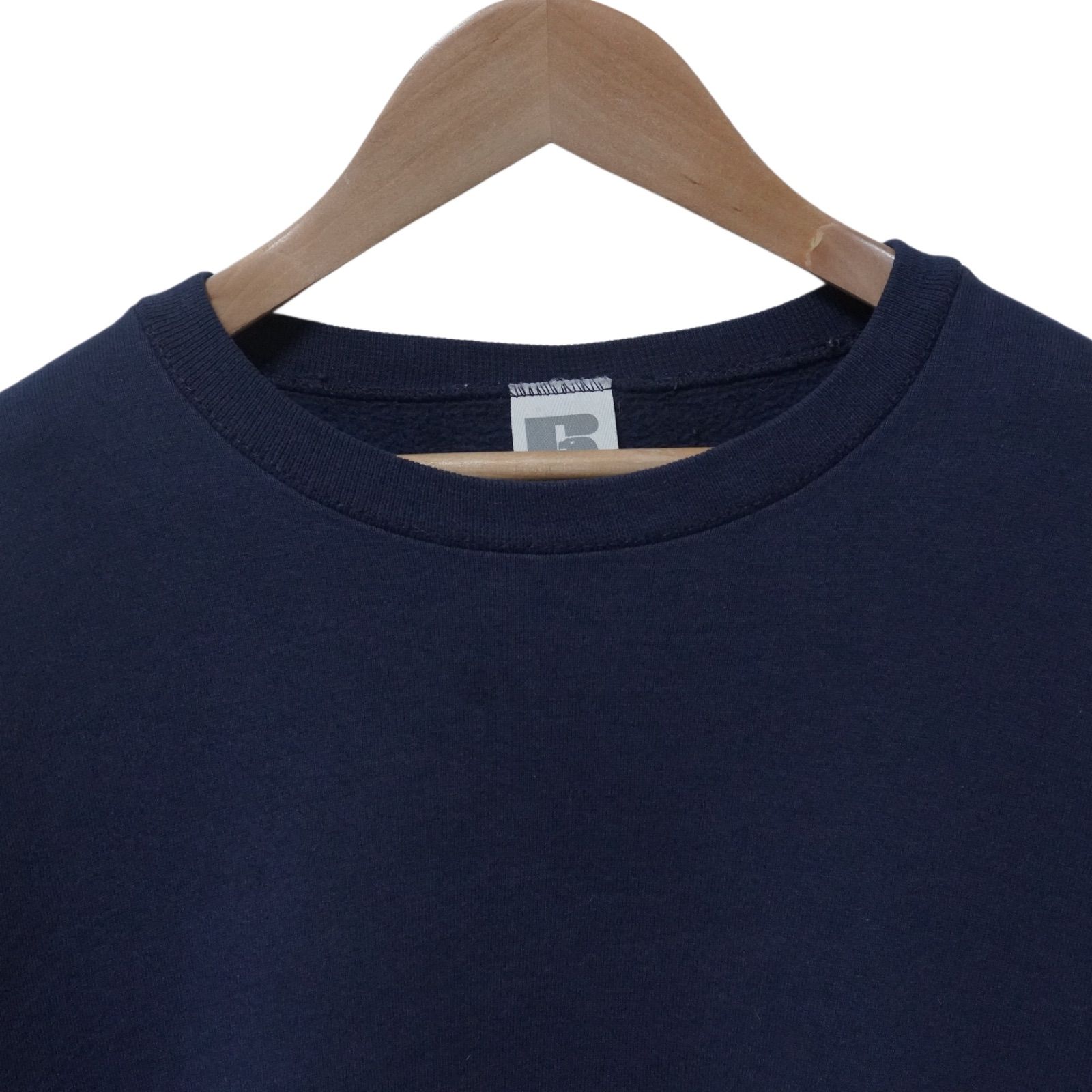 XL ラッセルアスレチック　ビンテージ　半袖　スウェット　フェード ラッセルアスレチック スウェット XL ネイビー 90s USA製