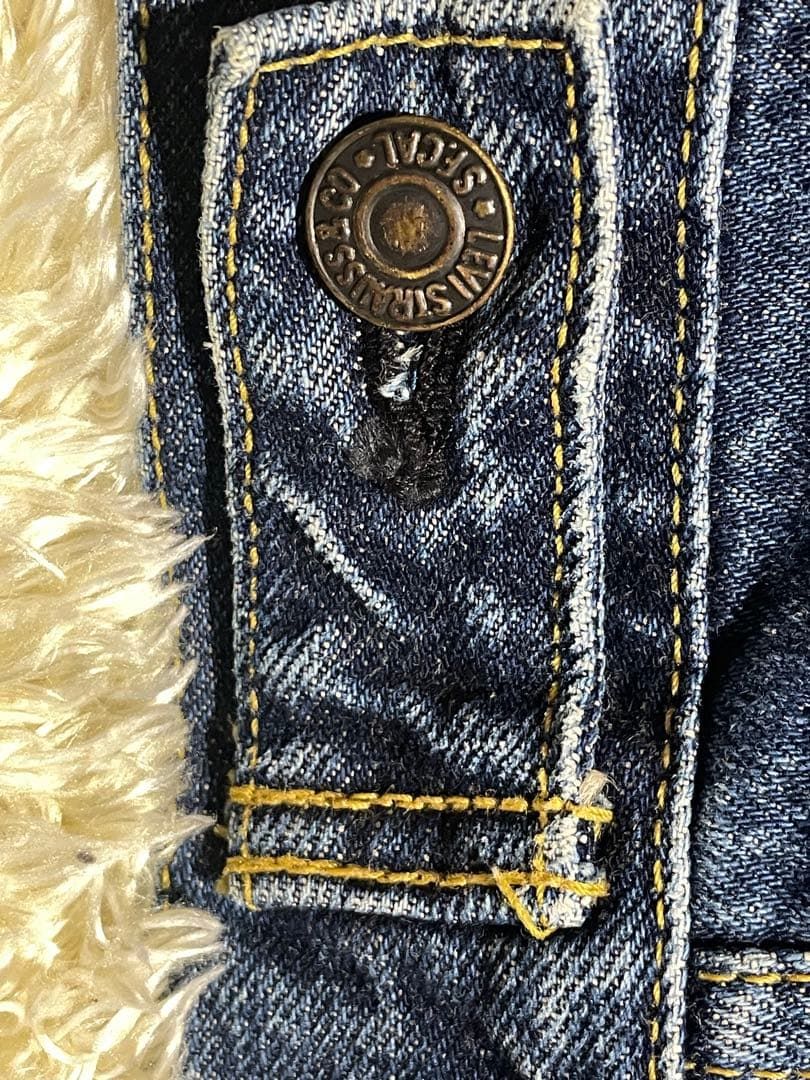 NN00745 90s復刻 LEVI'S リーバイス 71557 3rd デニムジャケット40