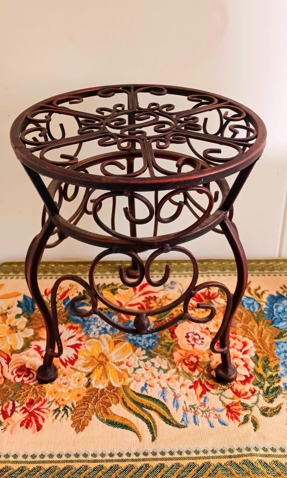 ✨【美品】高梨産業 花台/飾り棚 アンティーク家具 大理石 大理石 花台