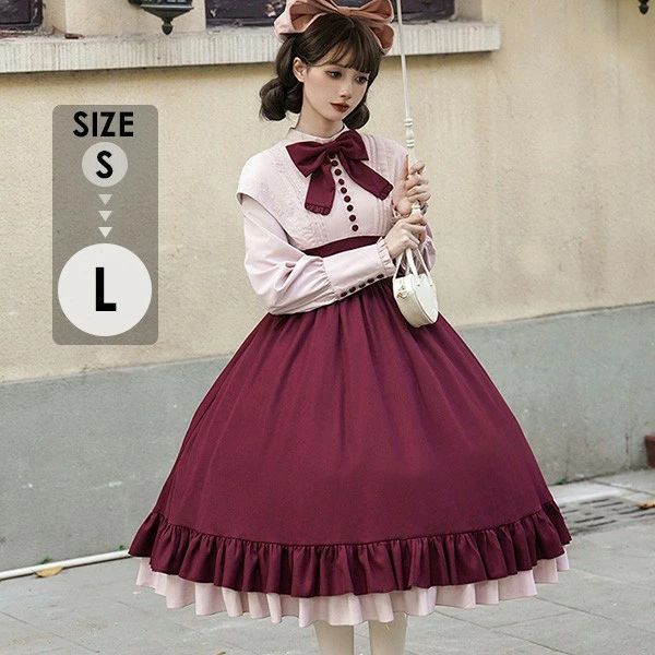 【栀】LO650 lolita オリジナル op ロリータ ワンピース 栀】LO650 lolita オリジナル op ロリータ ワンピース