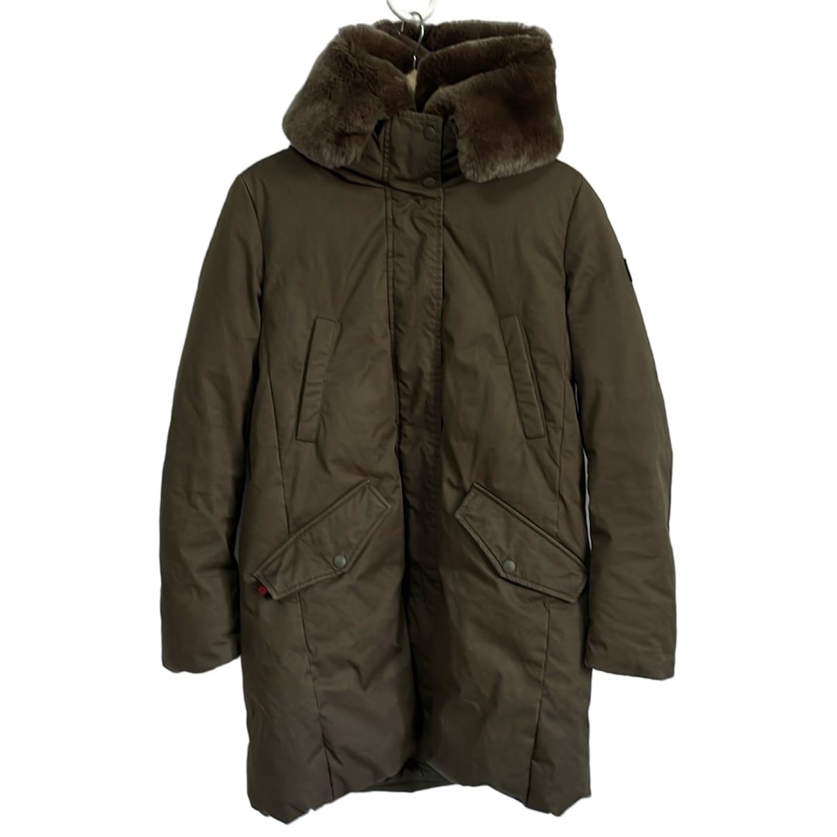 WOOLRICH ウールリッチ ダウンコート サイズS レディース - カーキ 長袖|ジップアップ|冬