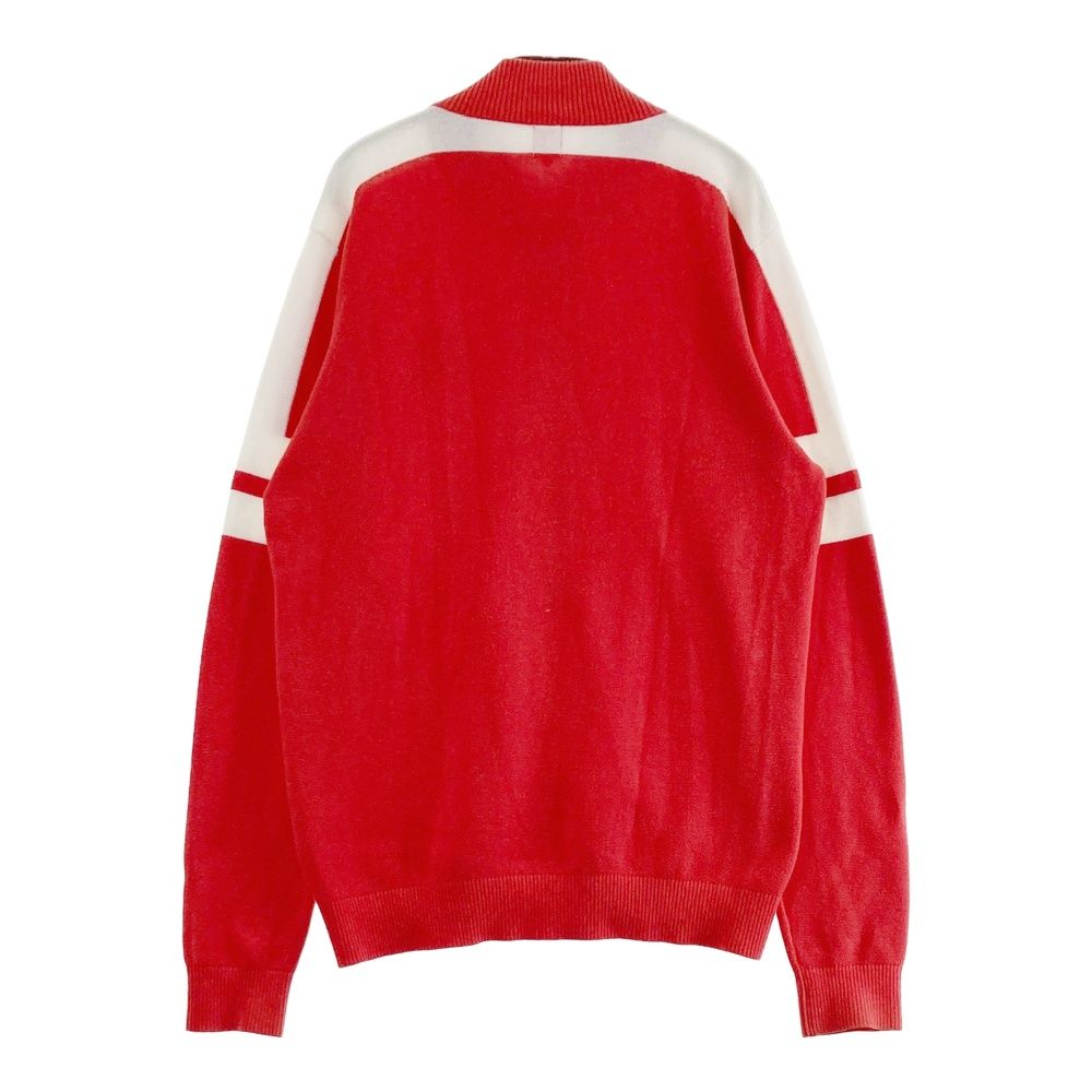 【美品】アルチビオ archivio 長袖ニット　赤　レディースサイズ38（Ｍ） サイズ：46 ARCHIVIO アルチビオ 長袖ニットジップジャケット レッド系