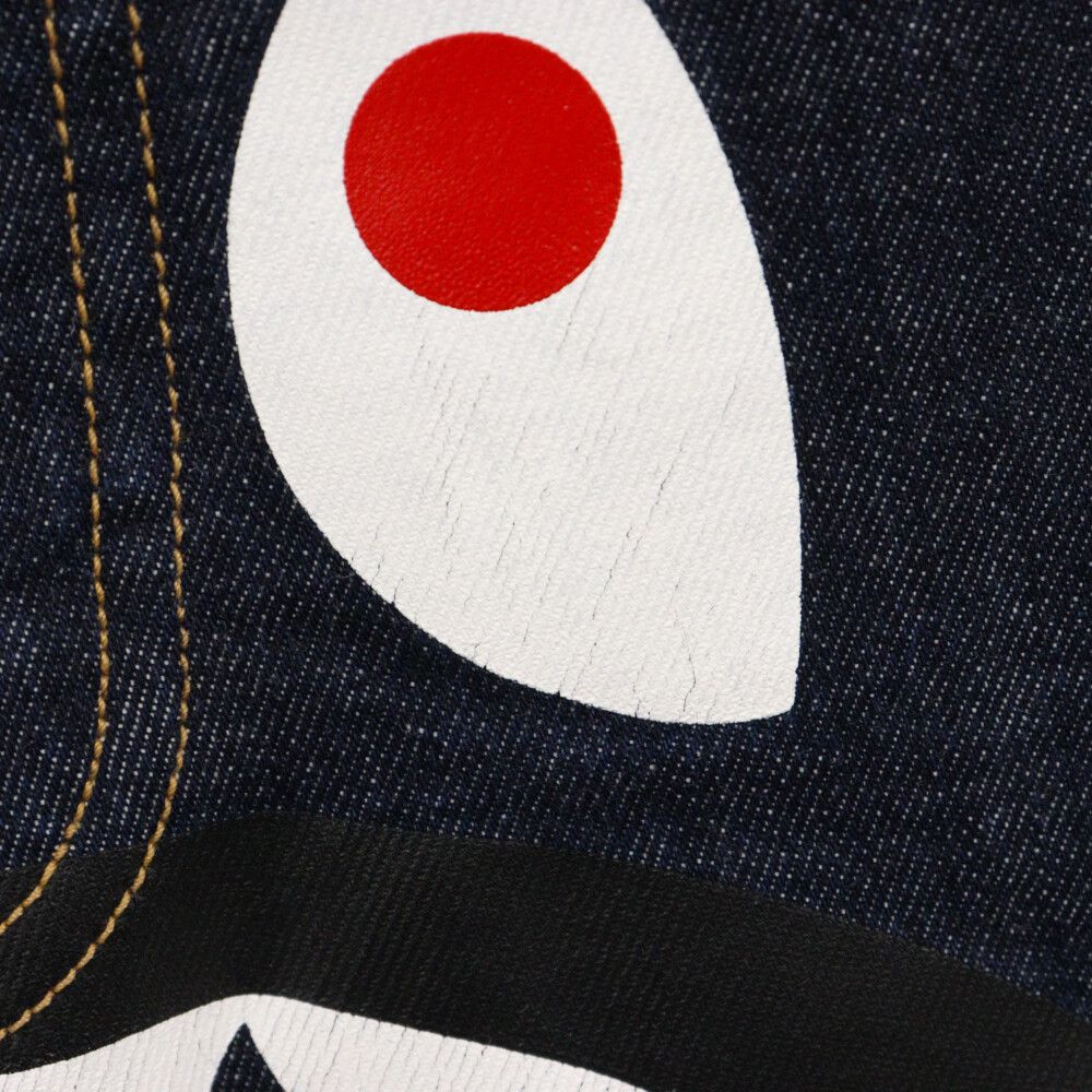 A BATHING APE (アベイシングエイプ) 20AW シャークストレッチデニム