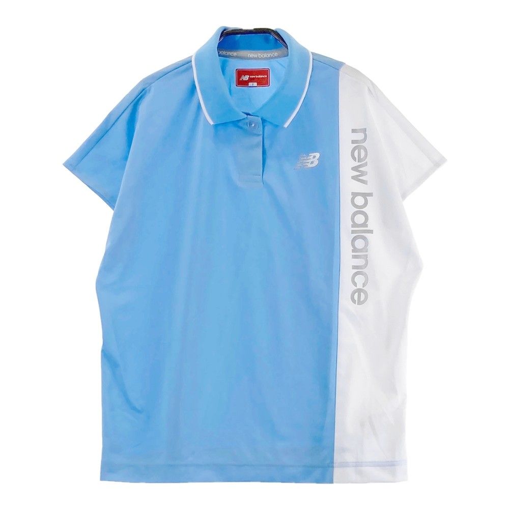 サイズ：2 NEW BALANCE GOLF ニューバランス 2024年モデル 半袖ポロシャツ  ブルー系 [240101437503] ゴルフウェア レディース ストスト サイズ：2 NEW BALANCE GOLF ニューバランス 2024年モデル 半袖