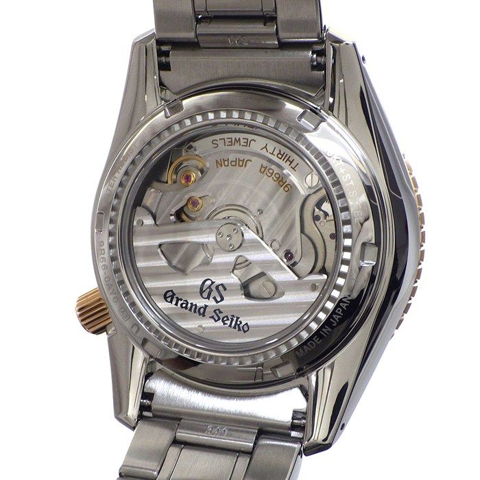グランドセイコー Grand Seiko 腕時計 スポーツコレクション GMT SBGE251/9R66-0AY0 ティック限定 ブラック文字盤 デイト 裏スケ パワーリザーブ表示 回転ベゼル K18PG SS スプリングドライブ 【中古】 グランドセイコー Grand Seiko 腕時計 スポーツコレクション GMT