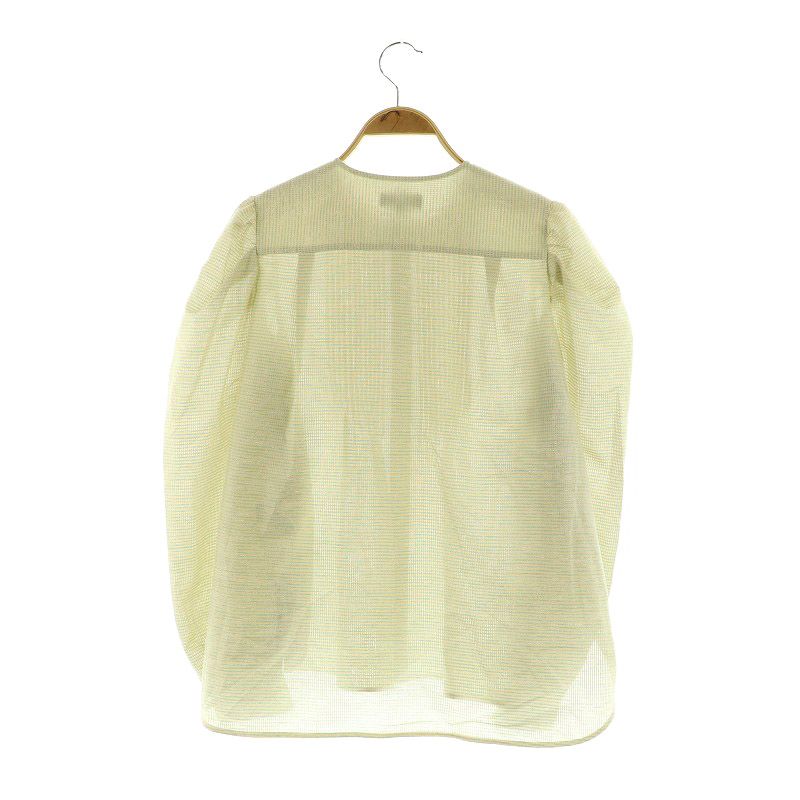 ドゥロワー Drawer 25年 RESORT1 ラメチェックブラウス 長袖 ノー 