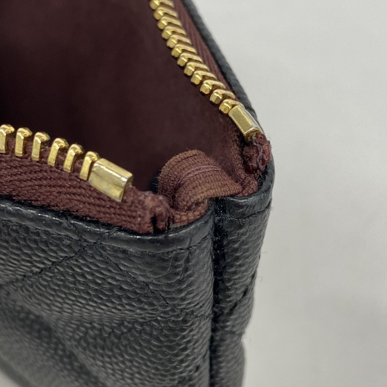 シャネル(Chanel) シャネル ポーチ マトラッセ キャビアスキン