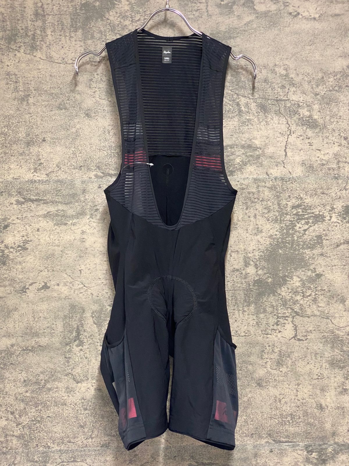JM217 ラファ Rapha CARGO BIB SHORTS カーゴ ビブショーツ 黒 S アタリ