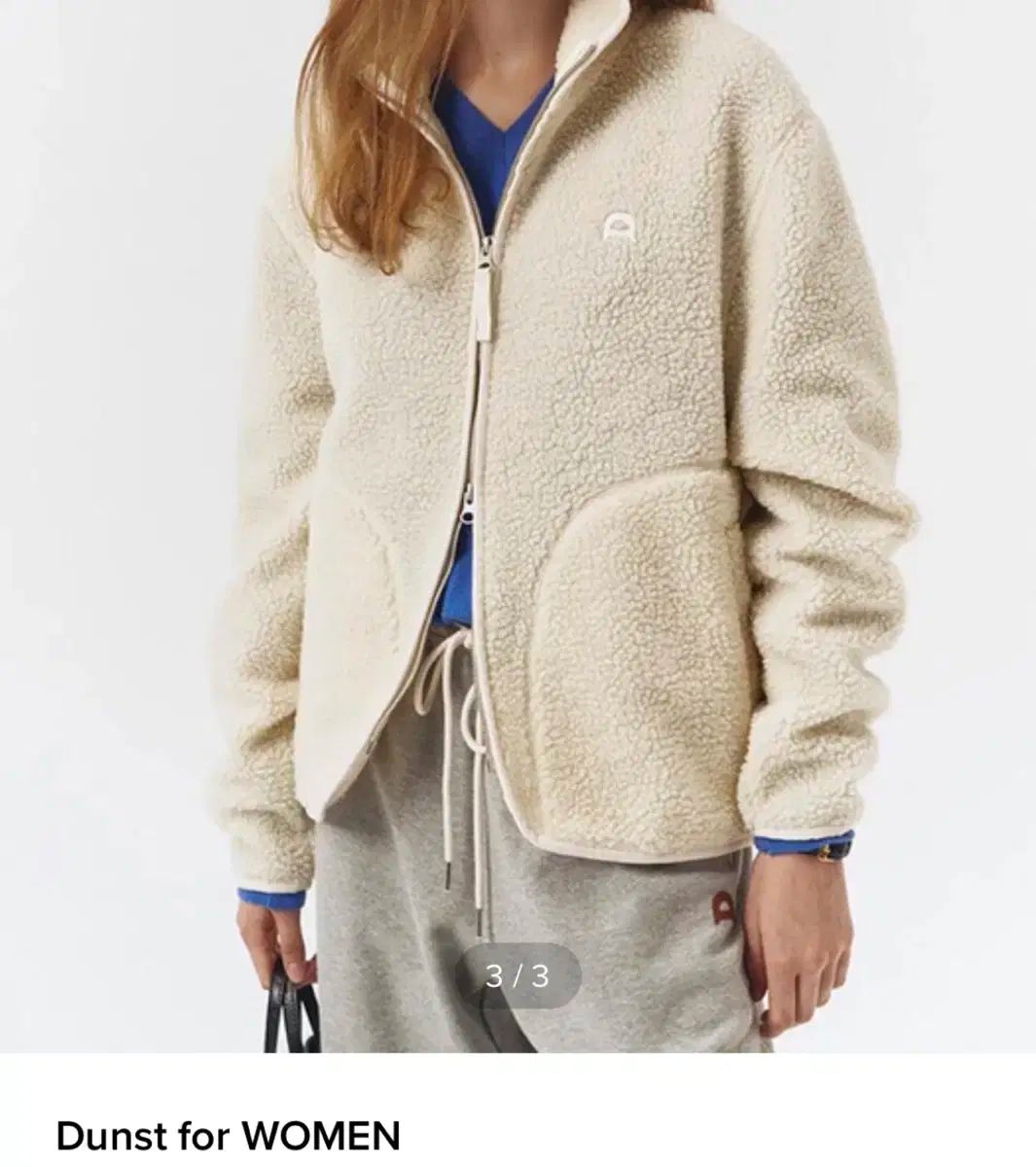 Dunst ダンスト フリース ジャケット クリーム 定価 129 000 ウォン