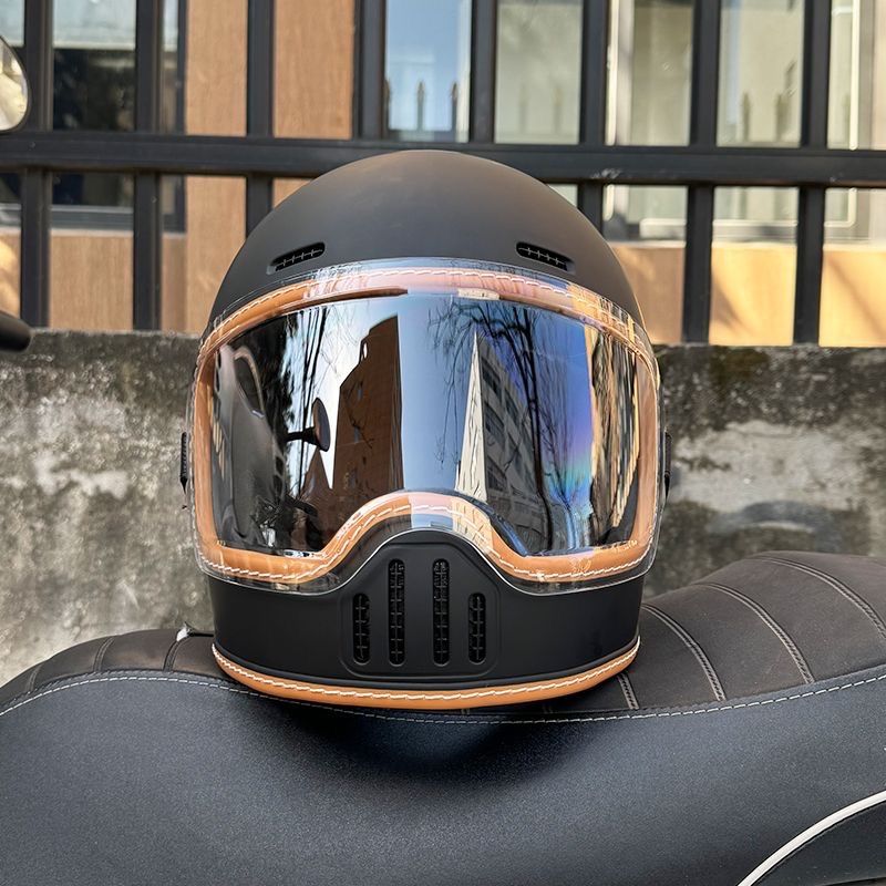 レトロヘルメットORZ クラシック フルフェイスヘルメットS〜XXL