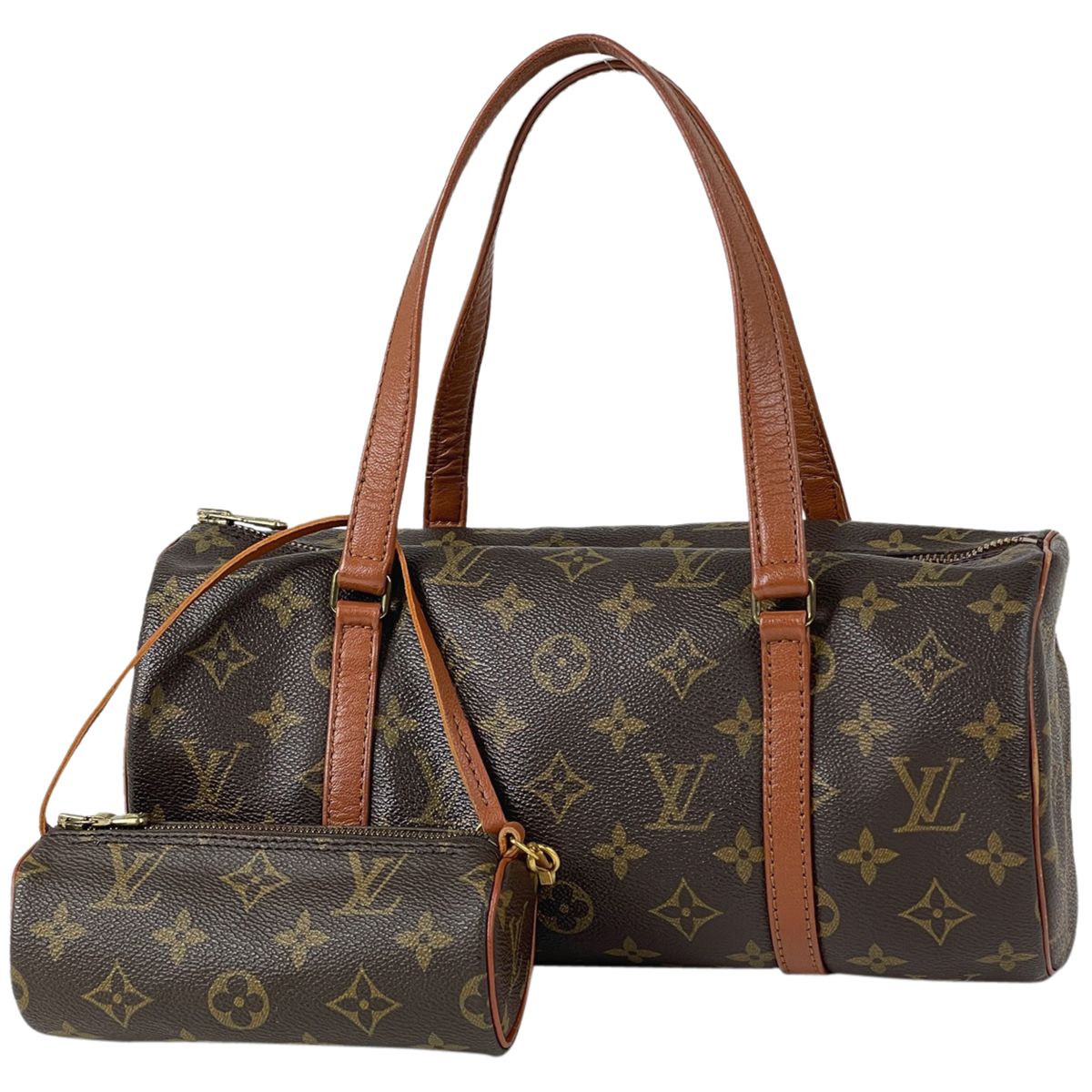 ルイ・ヴィトン Louis Vuitton パピヨン 30 バレルバッグ 筒型 旧旧型