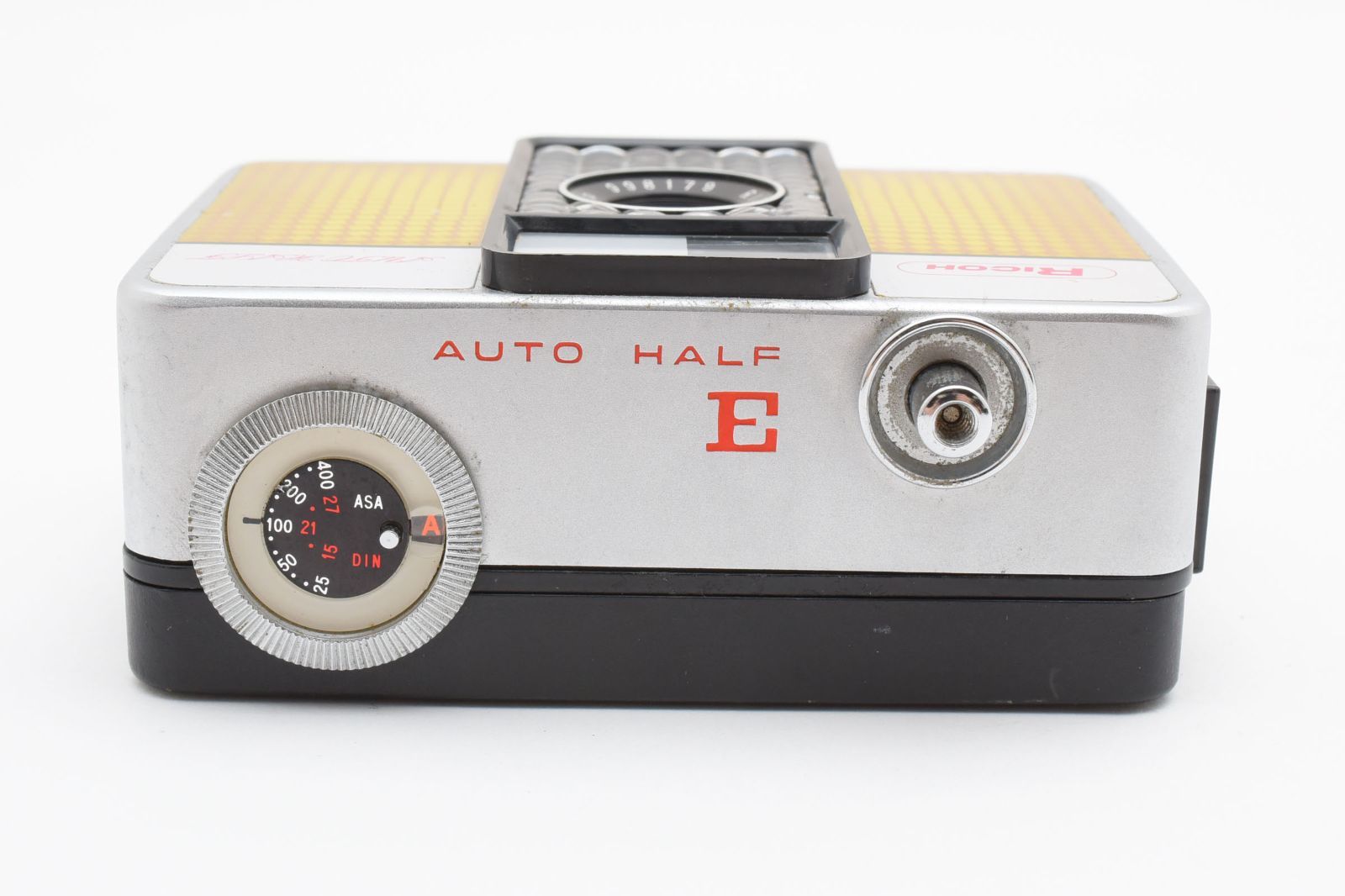 RICOH AUTO HALF E ☆モルト張替済★ リコー オートハーフ RICOH（リコー）AUTOHALF／レトロフューチャーなカメラはぜんまい