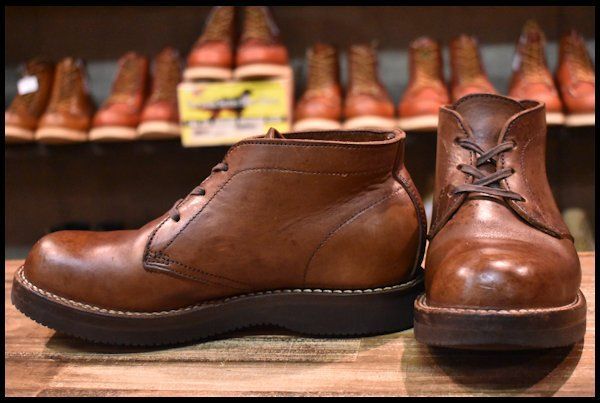 UK7.5 良品】VIBERG ヴァイバー チャッカ ブラウン 茶 ビブラム2060シングル 編み上げ ブーツ ヴァイバーグ ヴィバーグ  HOPESMORE【EB167】 - メルカリ