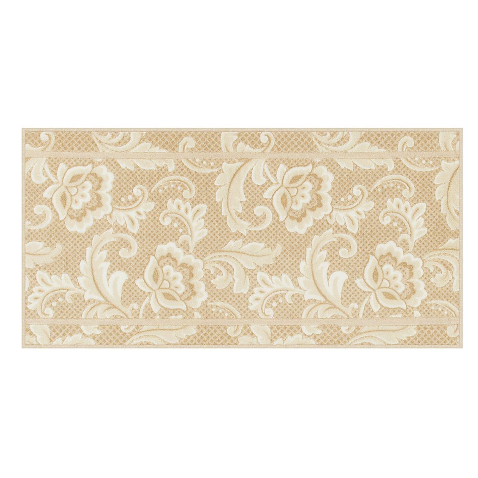 Size キッチンマット 約60×120cm_Color ベージュ LANCETTI ピッツォ キッチンマット 約60×120cm ベージュ ランチェッティ センコー 34263