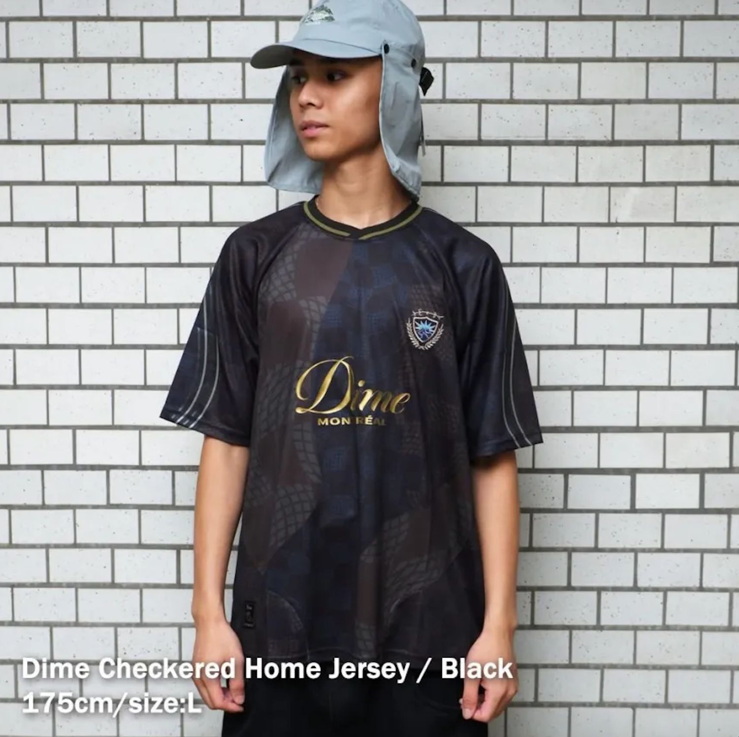 Dime ゲームシャツ Dime Final Jersey / Concrete (ダイム サッカーシャツ/半袖