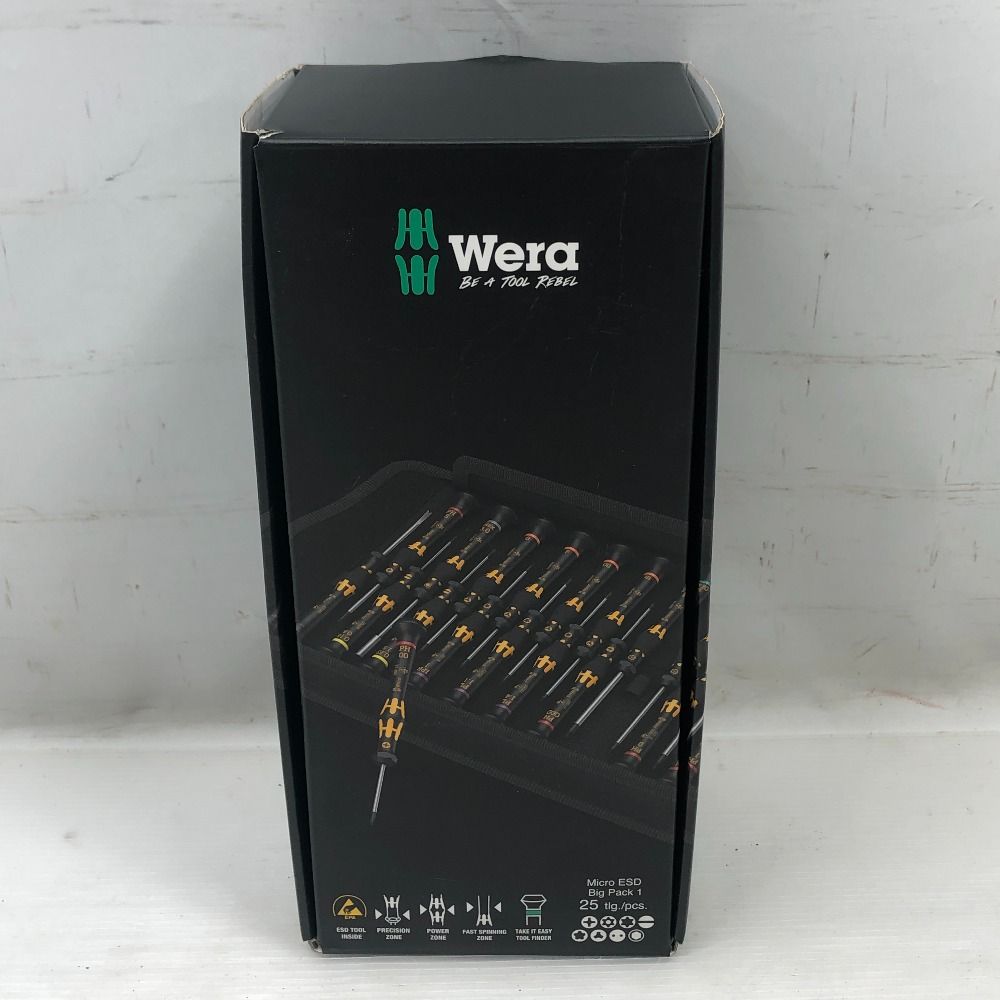 Wera 工具 ハンドツール 精密ドライバーセット ケース付 キズ ヨゴレ有 箱やぶれあり