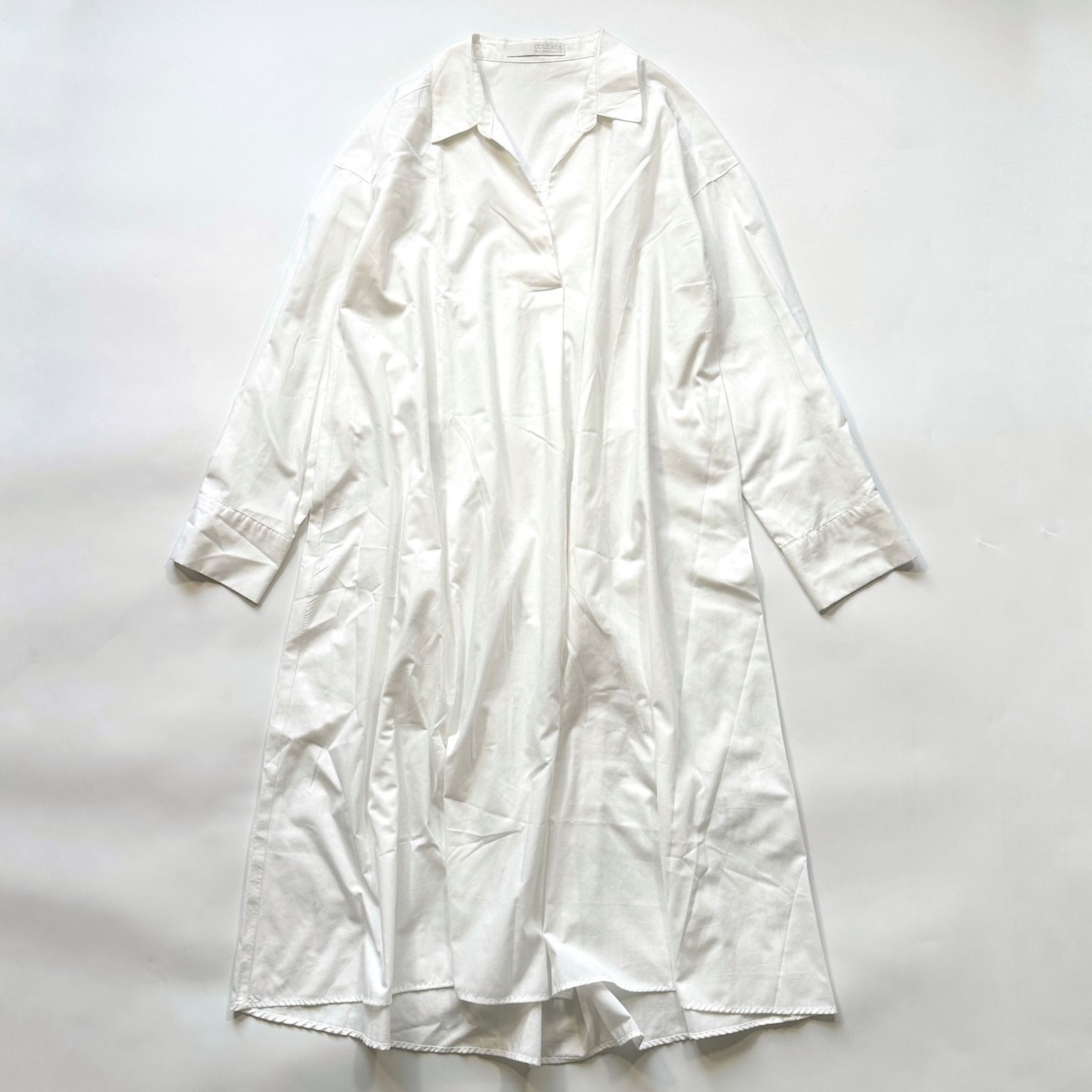 美品/Rene ルネ/フリル♡シャツワンピース/36/white 美品 Rene 美品/Rene ルネ/フリル♡シャツワンピース/36/white 美品 Rene