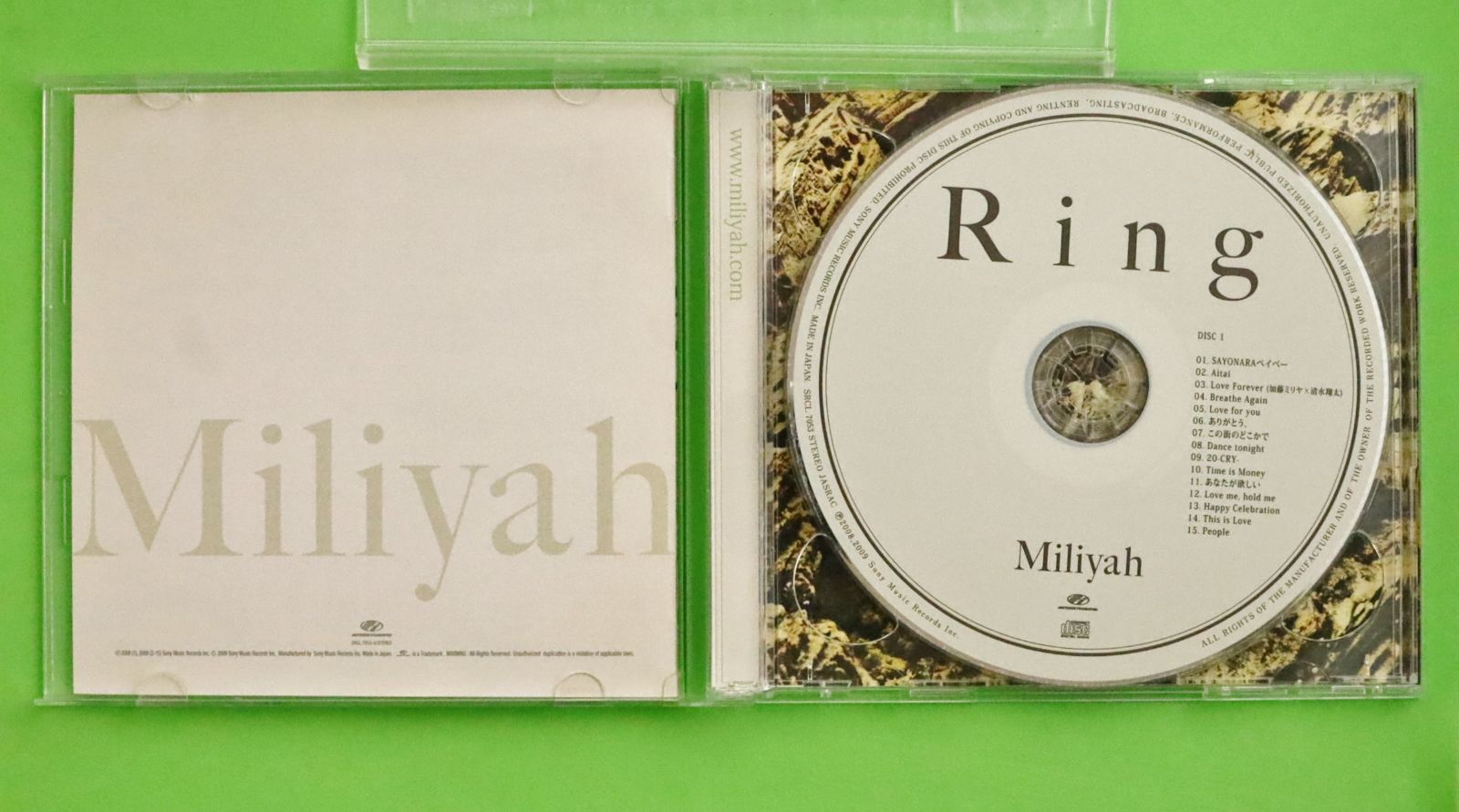国内盤CD☆加藤ミリヤ/Miliyah Kato□ Ring(初回生産限定盤)(DVD付