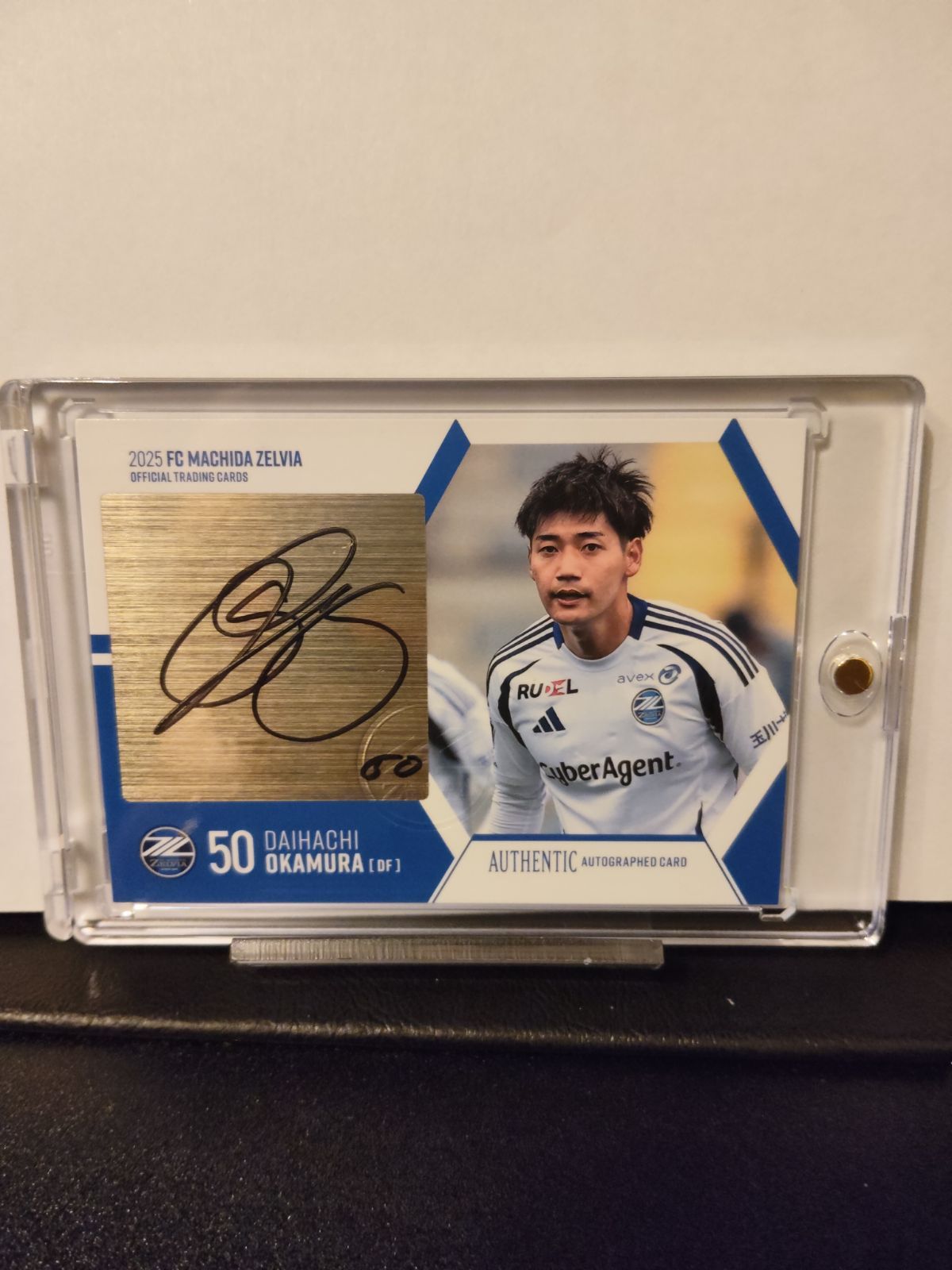 2025 岡村大八 直筆 サイン 金箔 | FC町田ゼルビア | オフィシャルトレーディングカード