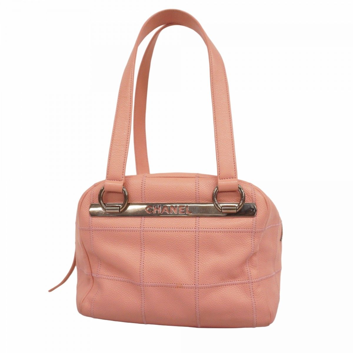 5db1766】シャネル ショルダーバッグ チョコバー キャビアスキン  