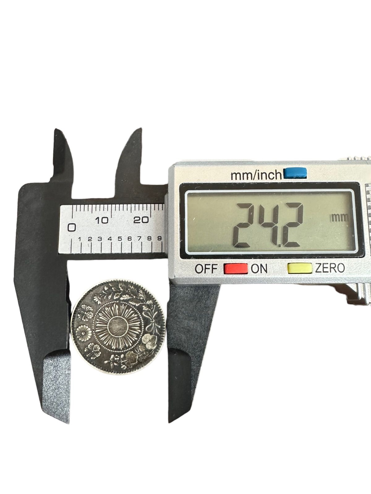 希少 美品】明治4年20銭 銀貨 古銭 大日本 明治四年 二十銭 硬貨（SNA