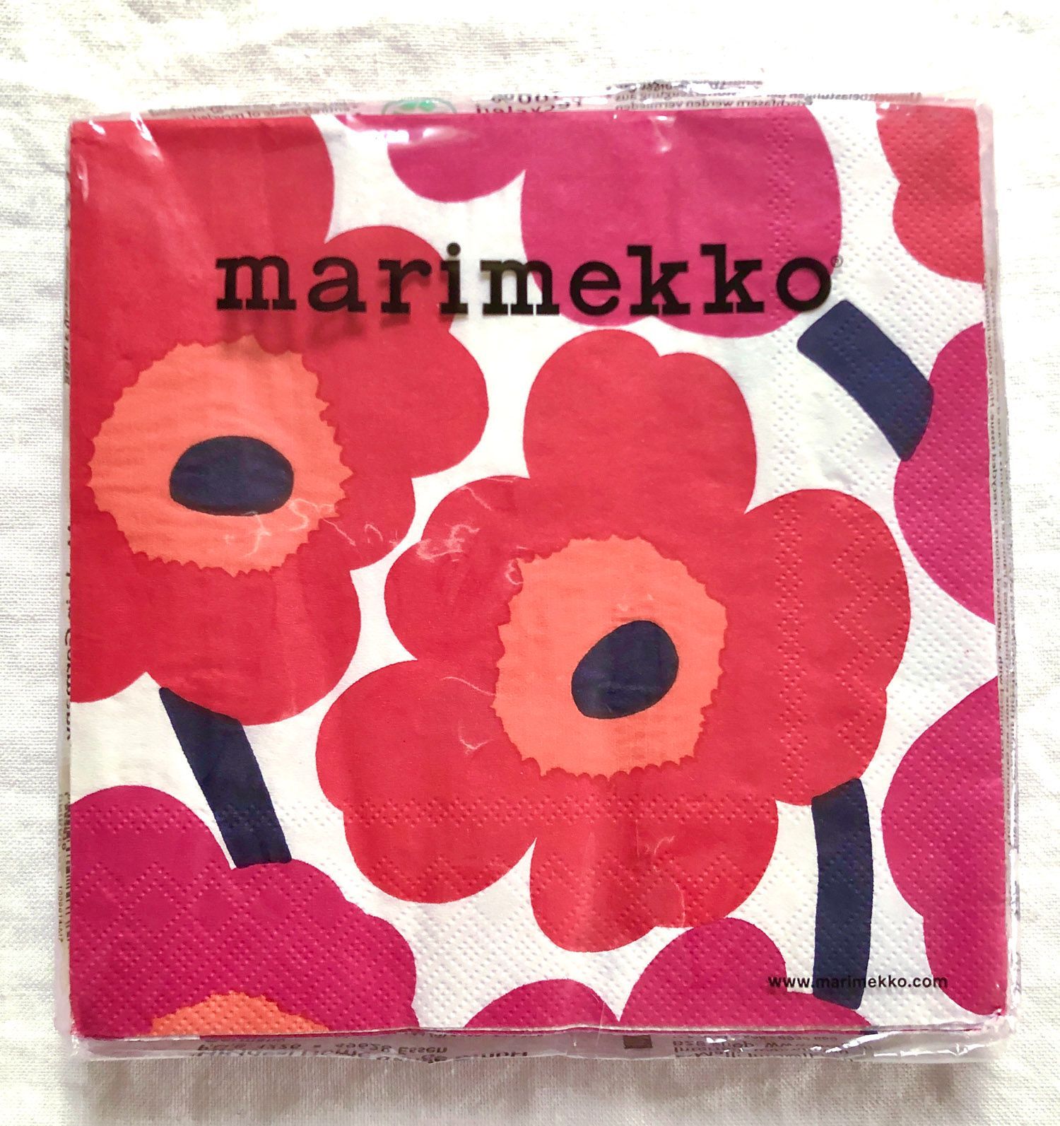 未開封品 北欧 フィンランド marimekko マリメッコ ペーパーナプキン 紙ナプキン