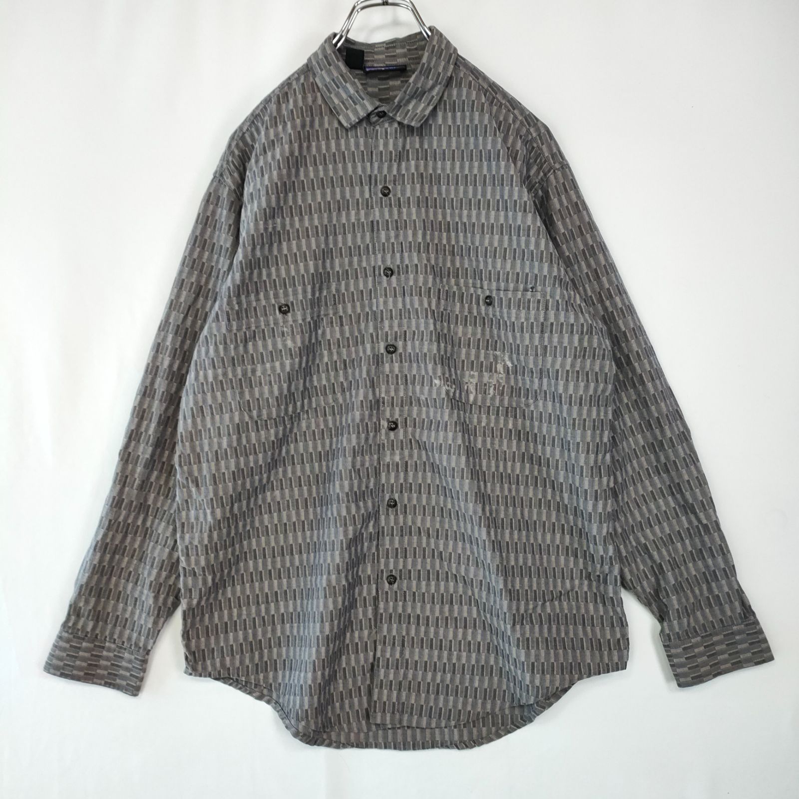 90s Patagonia シャツ　90年代　パタゴニア ポルトガル製 90s ポルトガル製 patagoniaパタゴニア 総柄 半袖 オーガニック