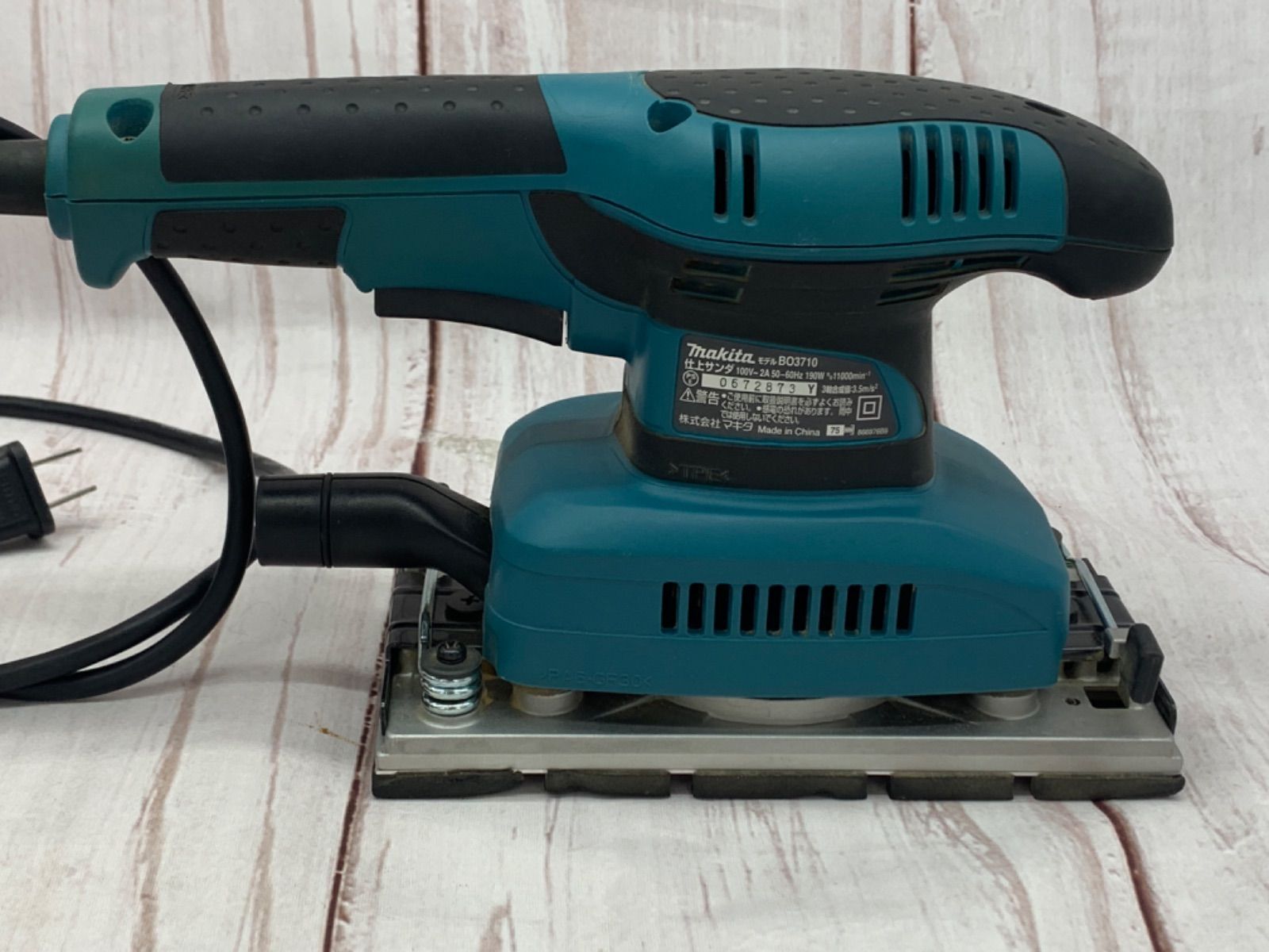 Makita - 超美品　マキタ　サンダ　ＢＯ3710 ☆makita マキタ 仕上サンダ BO3710 100V 簡易動作確認済み3647