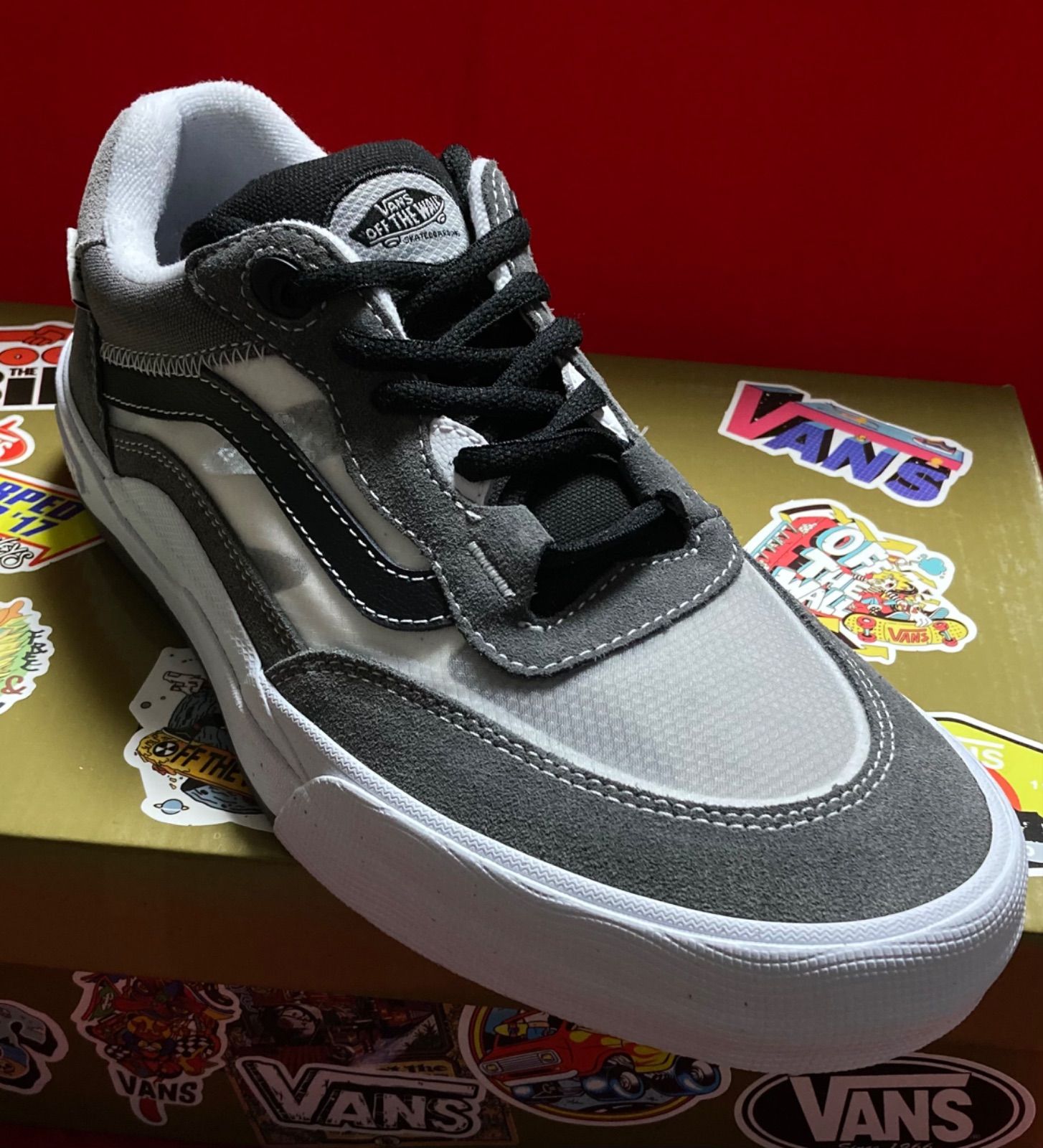 当季大流行 バンズ Vans Wayvee Sneakers Gray White Skating Shoes