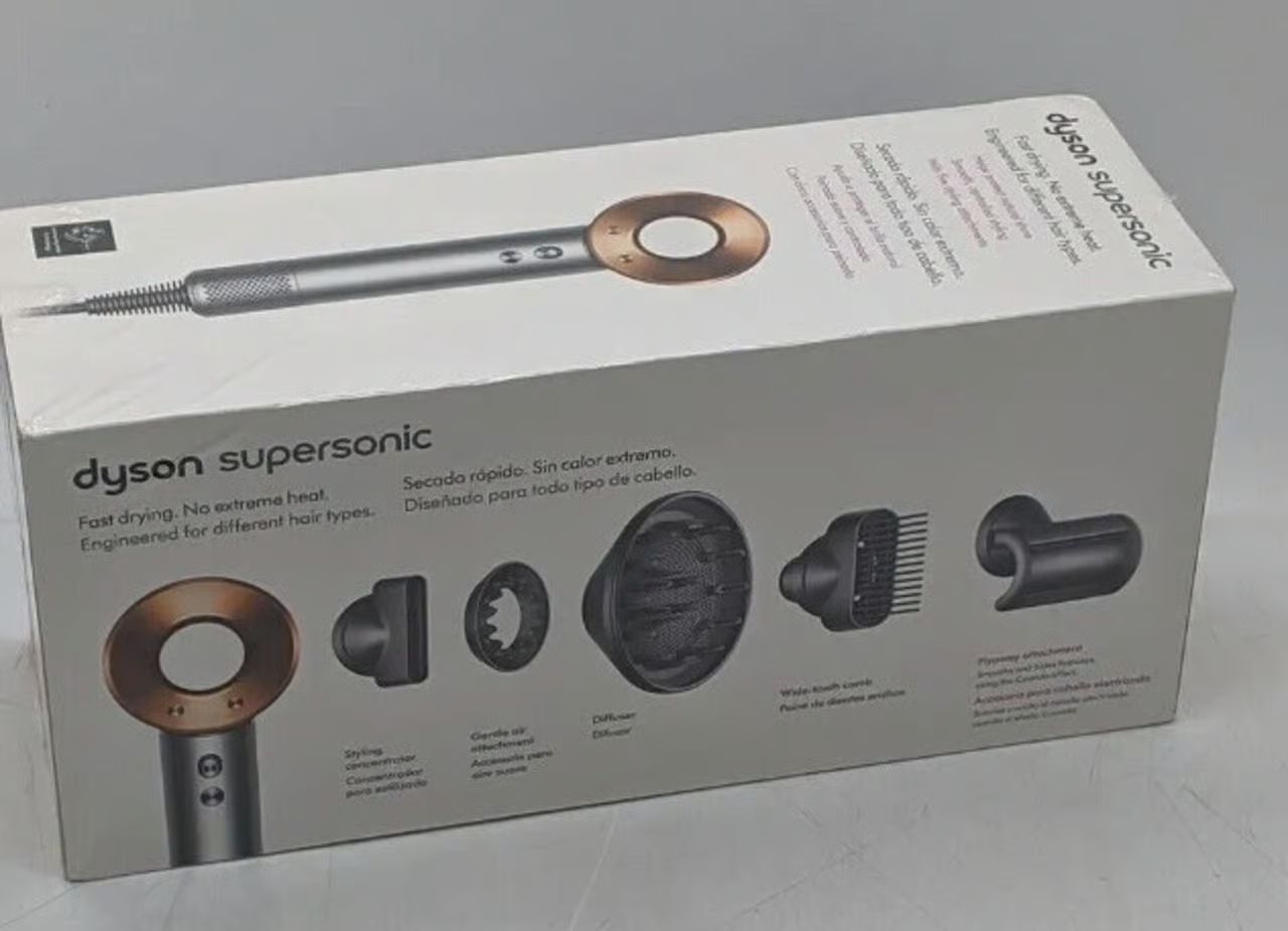 Dyson ダイソン スーパーソニック ヘアドライヤー – イエロー|シルバー 未開封