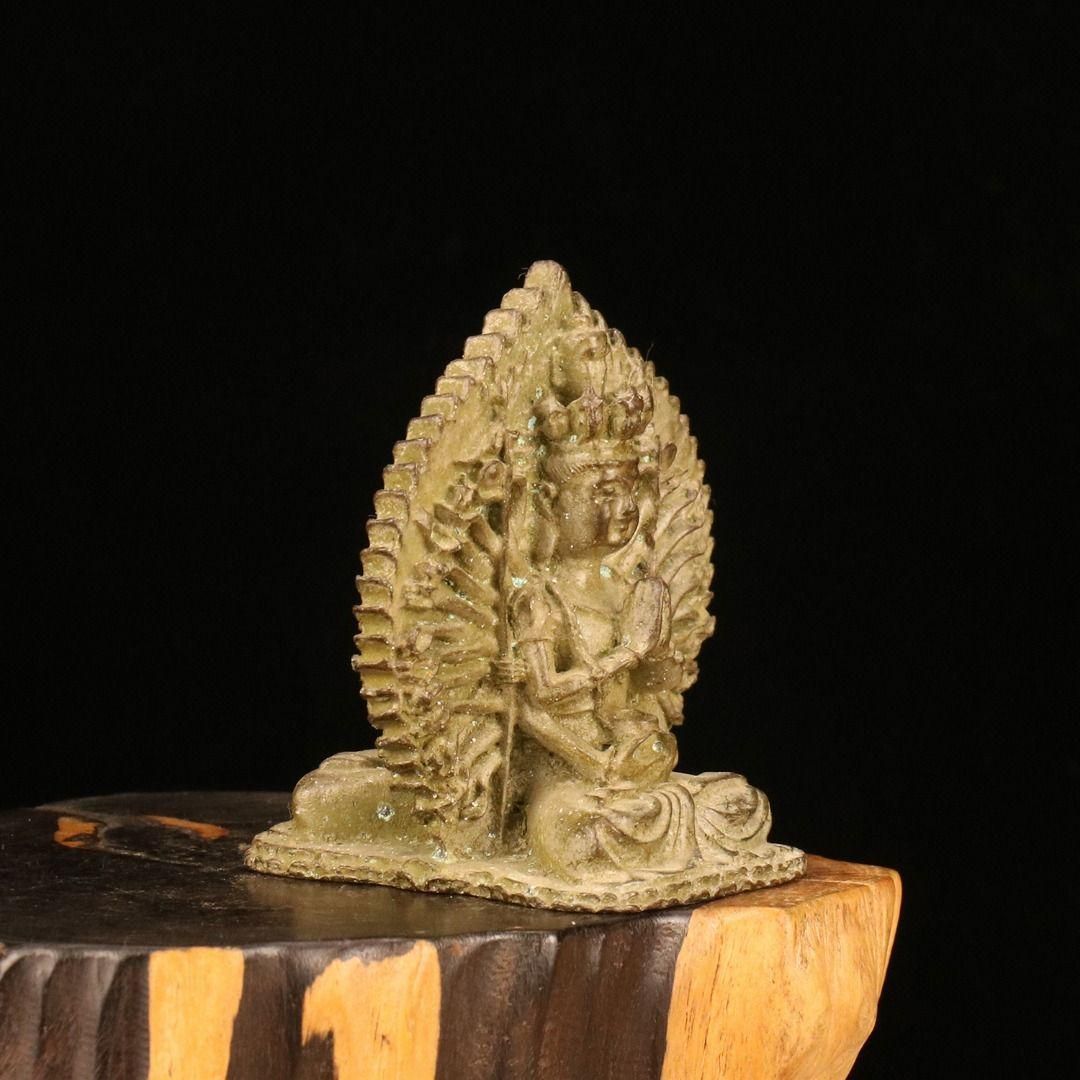 両面千手観音仏像 鎮宅辟邪 開運 風水 招財 工芸品 置物