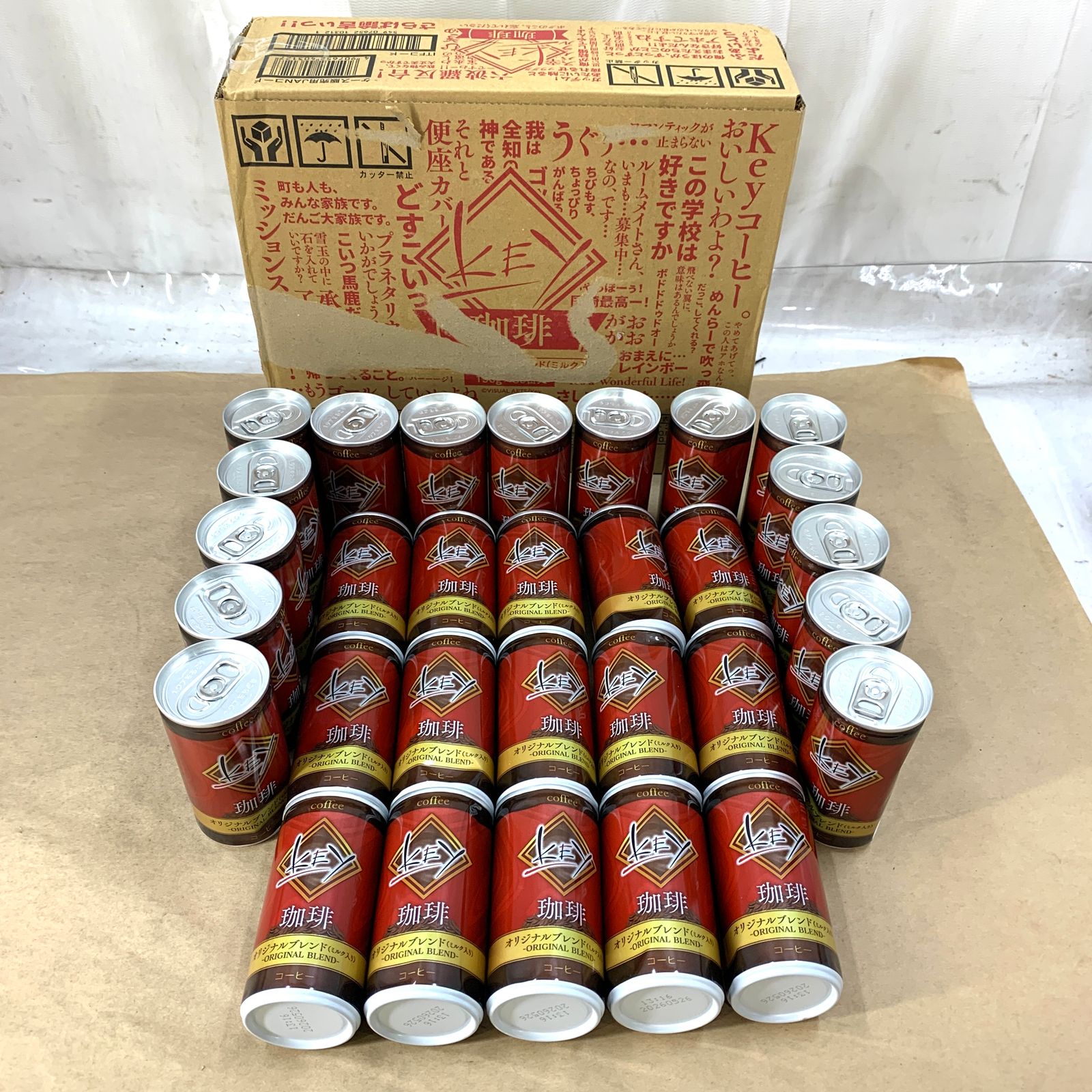 Keyコラボ缶コーヒー 190g×30本【開封済・未使用】2026/5迄 - メルカリ