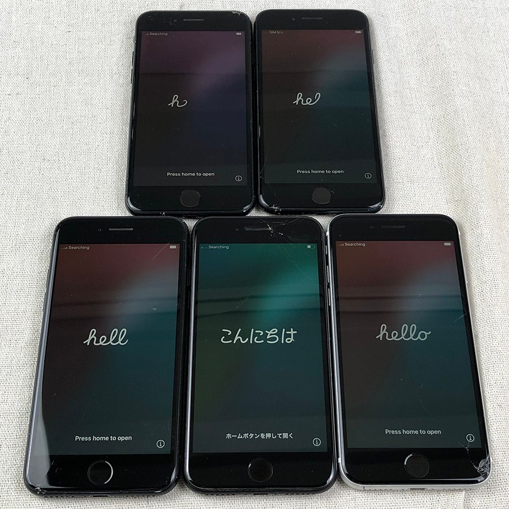 ◇ジャンク品◇【5点セット・SIMロック解除済】Apple iPhone SE
