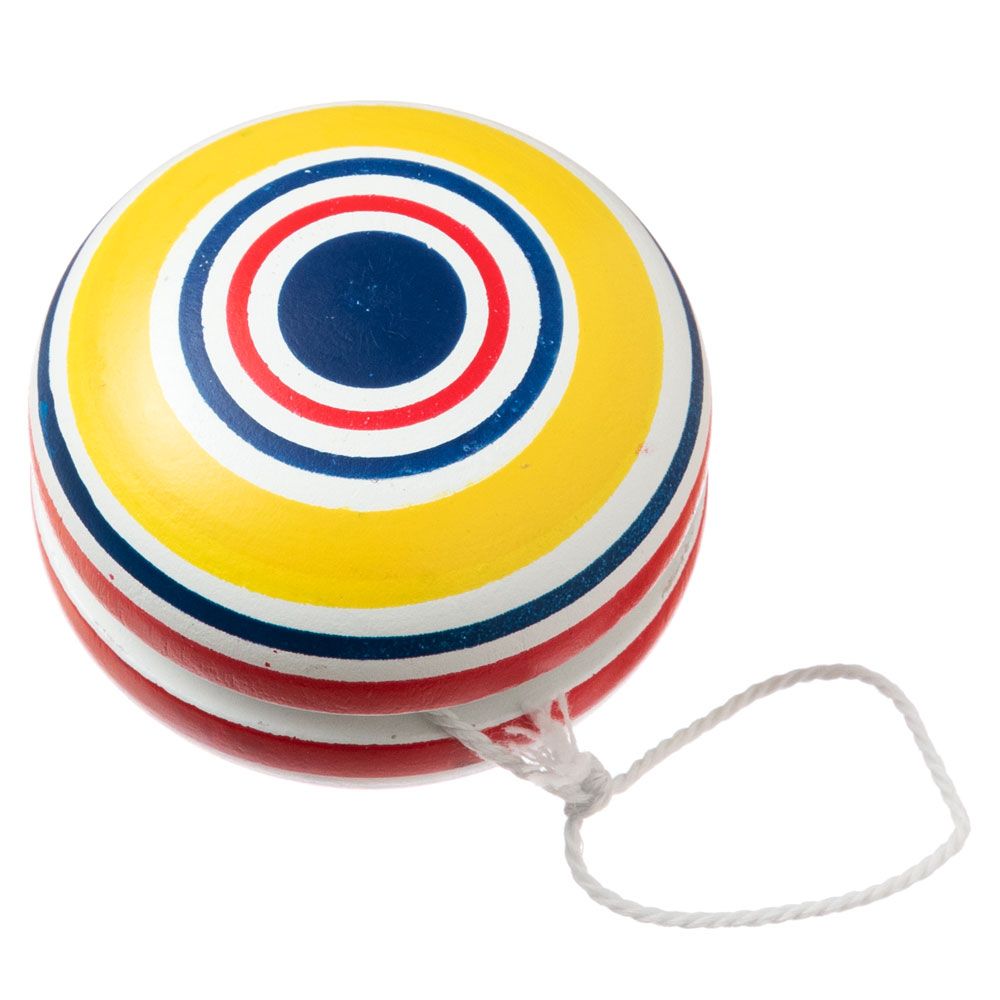 大型 木製ヨーヨー 昭和レトロ 木製ヨーヨー (KS) 木地玩具 Wooden yoyo - メルカリ