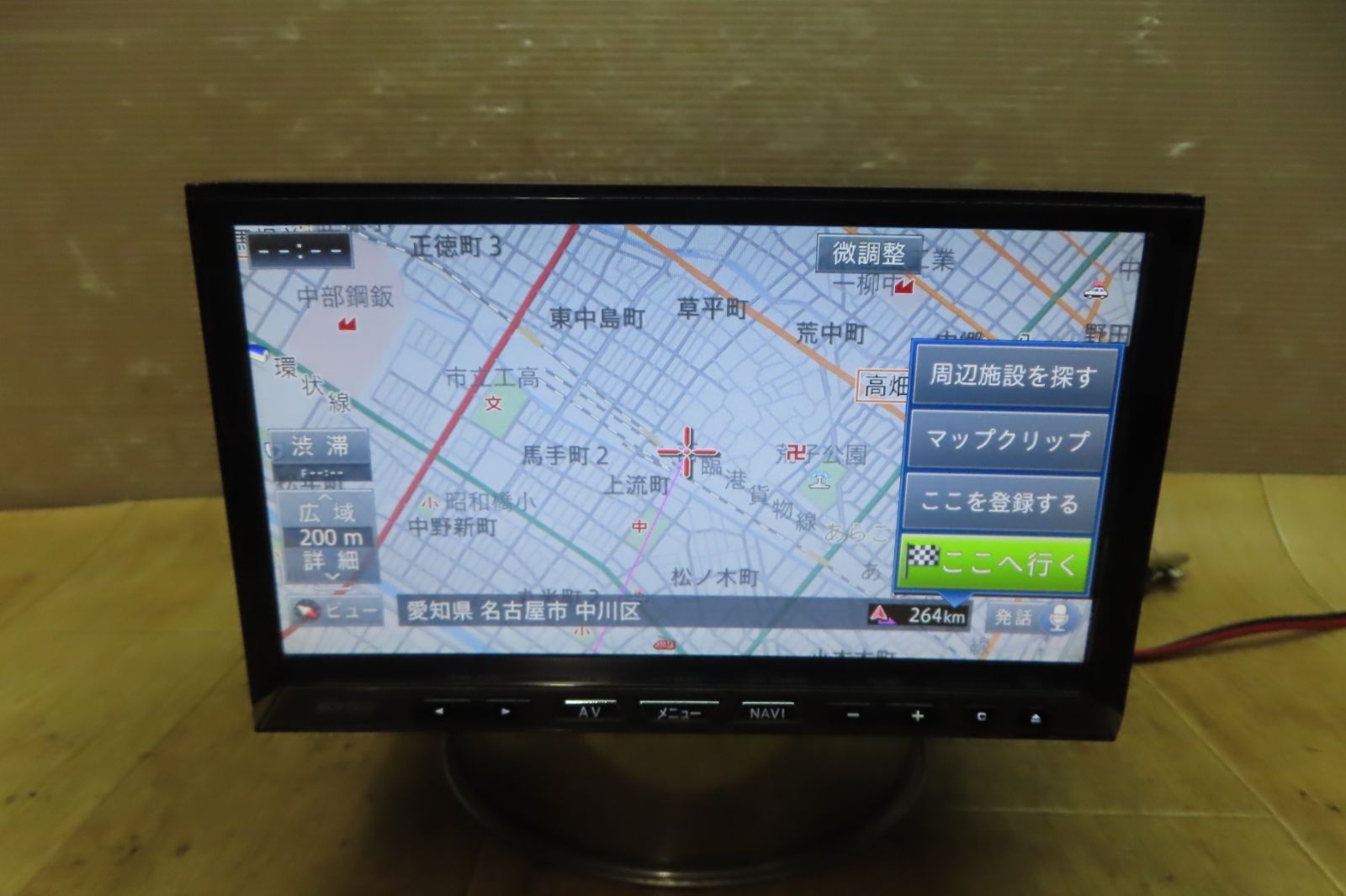 付 F3797 ダイハツ純正 NHZP-D63D HDDナビ 地図2012年 地デジTVフルセグ内蔵 Bluetooth内蔵 CD DVD再生OK 本体のみ
