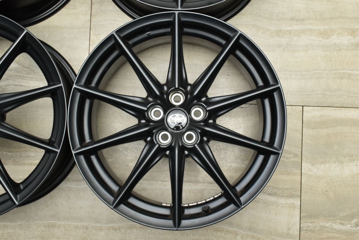 良好品】トヨタ GR86 RZ 純正 18in 7.5J +48 PCD100 4本販売