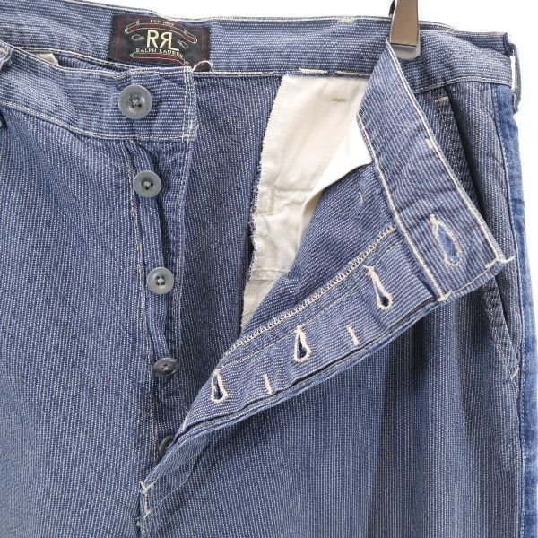 RRL 90s USA製 初期黒タグ 赤三ツ星 デニムパンツ w36 ダブルアール