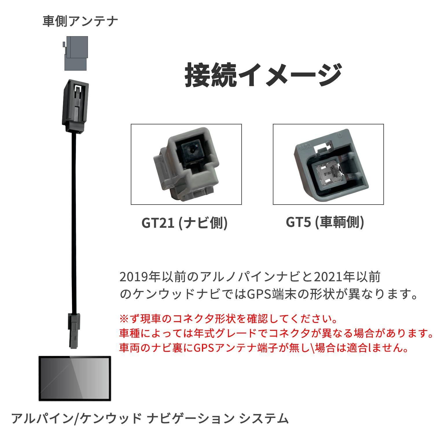 【まとめ売り可能】新品 ケンウッドナビ用GPSアンテナ コネクタGT21 20個 まとめ売り可能】新品 ケンウッドナビ用GPSアンテナ コネクタ