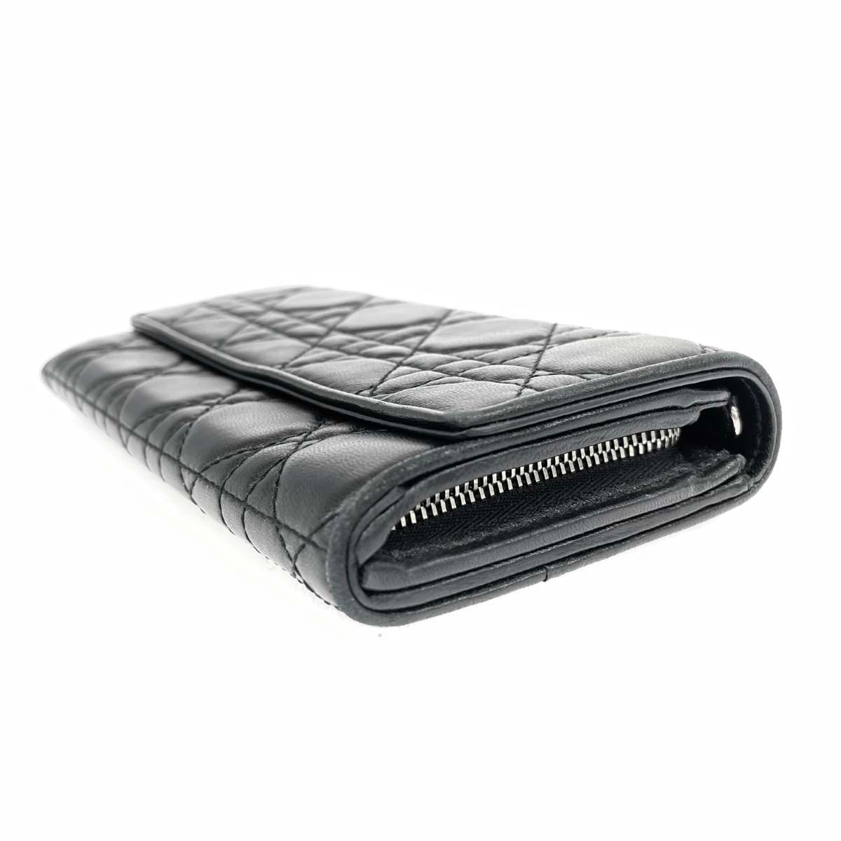 Christian Dior クリスチャンディオール 二つ折り長財布/レディ 