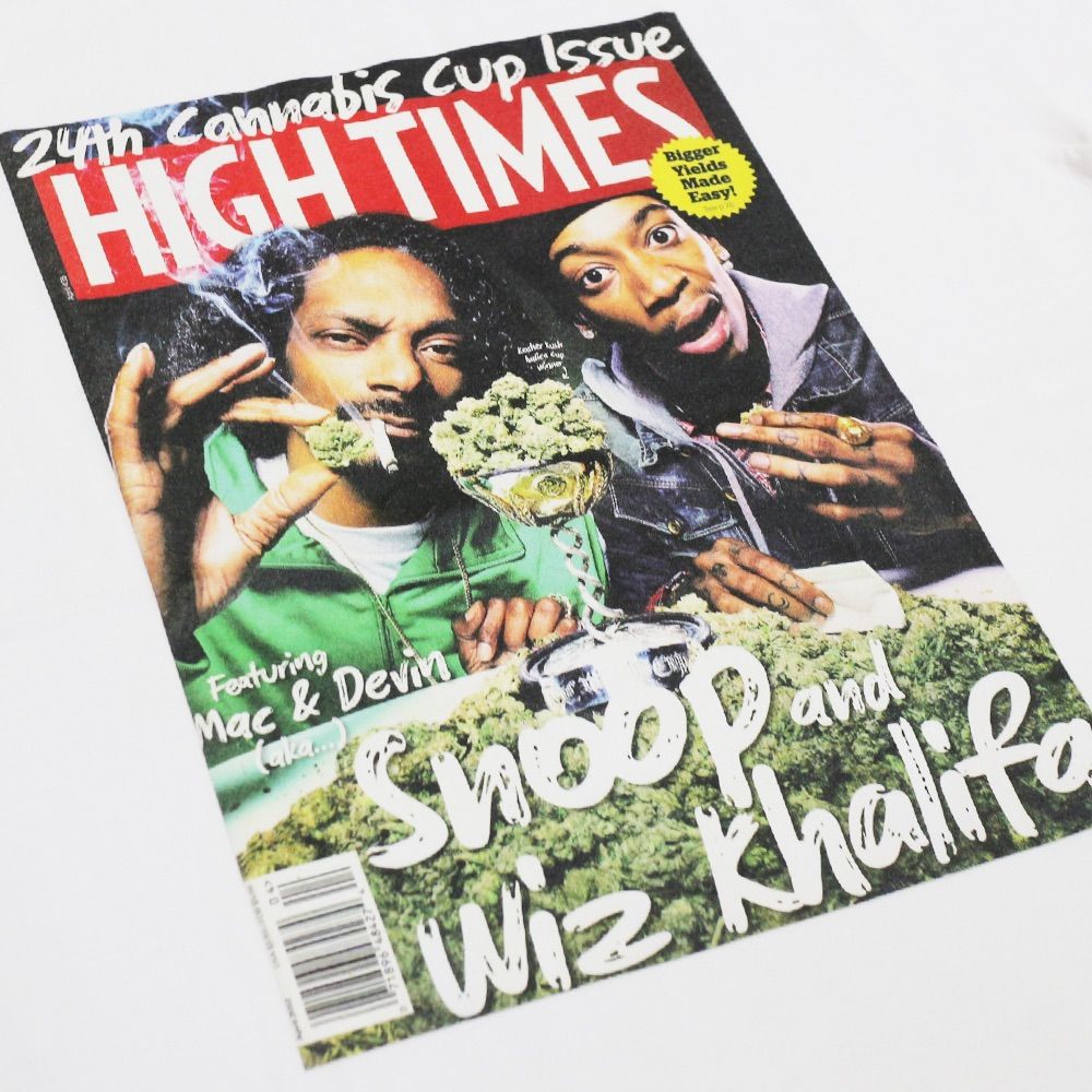 High Times Snoop Dog & Wiz Khalifa Tee (White) ハイタイム Tシャツ