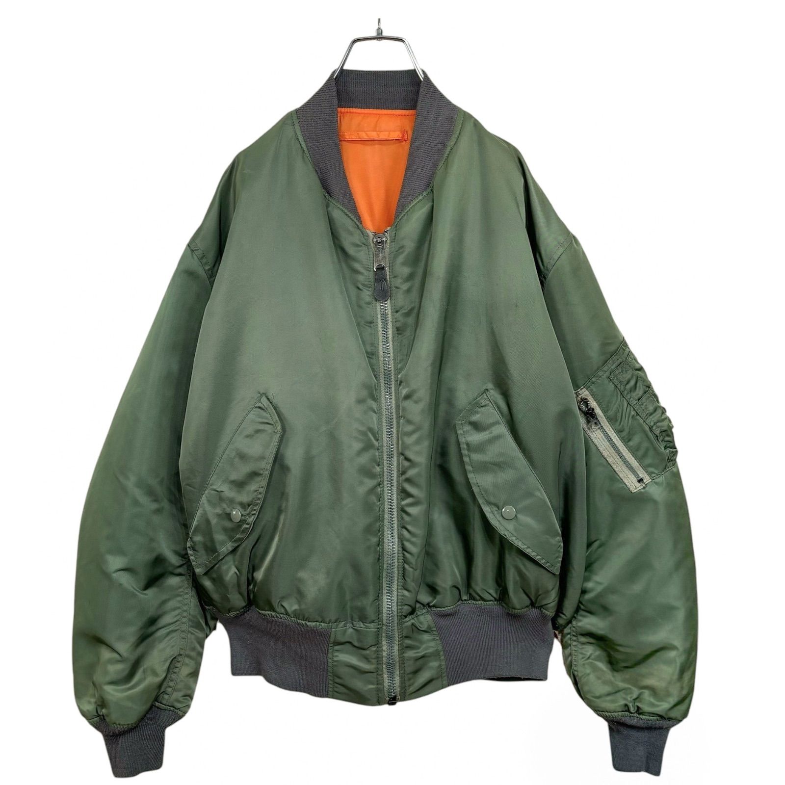 90s GREENBRIER IND made in USA MA-1 Flight jacket - メルカリ