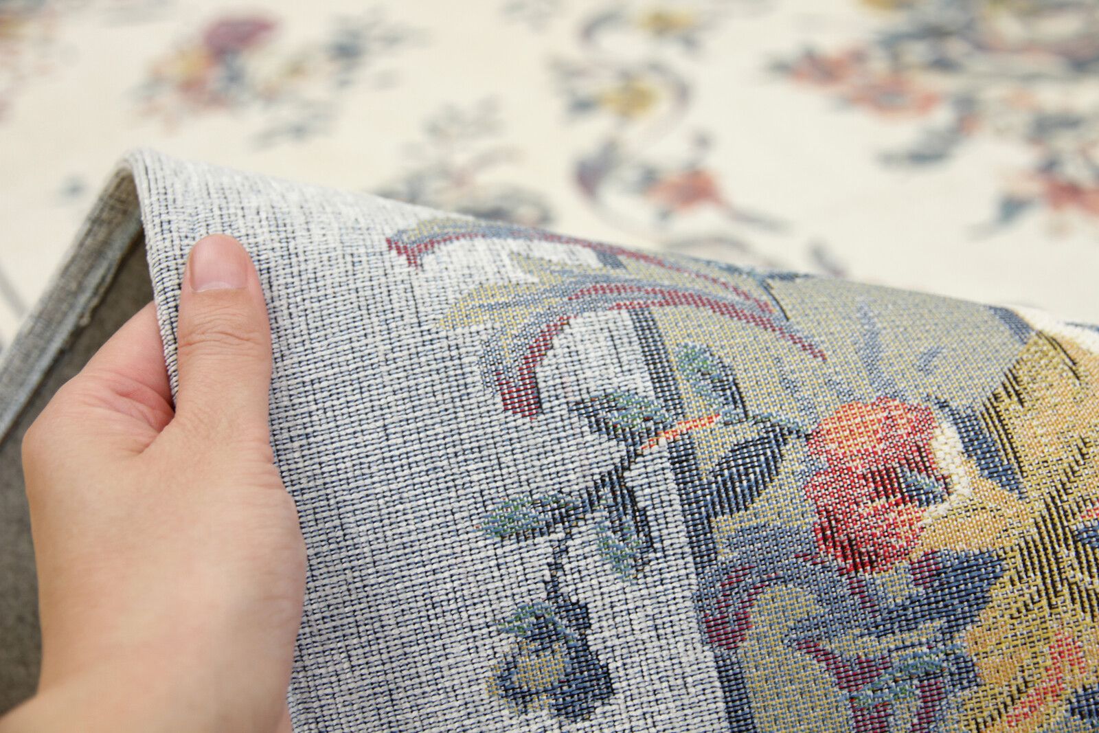 ゴブランシェニールラグ