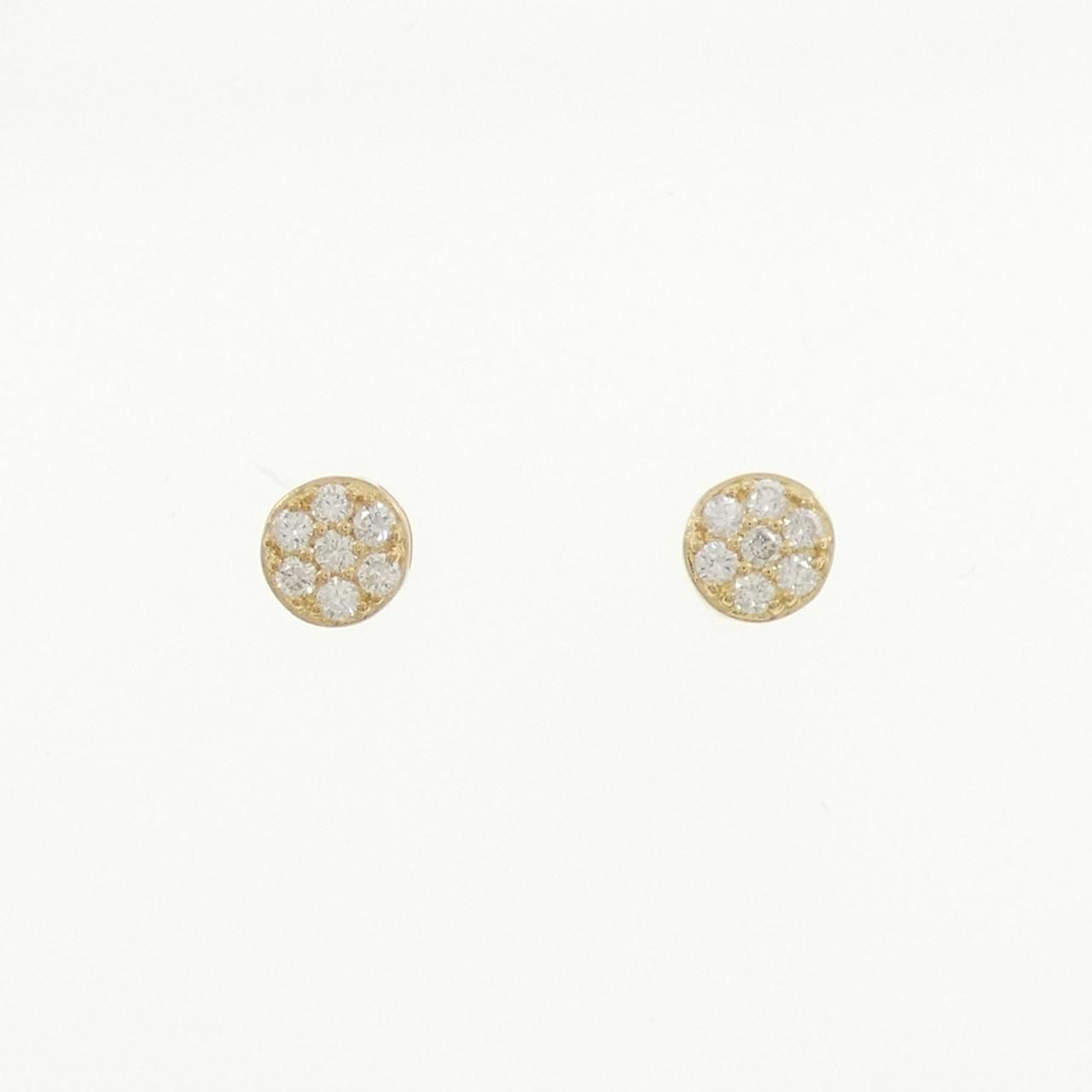 リメイク K18YG ダイヤモンド ピアス 0.20CT