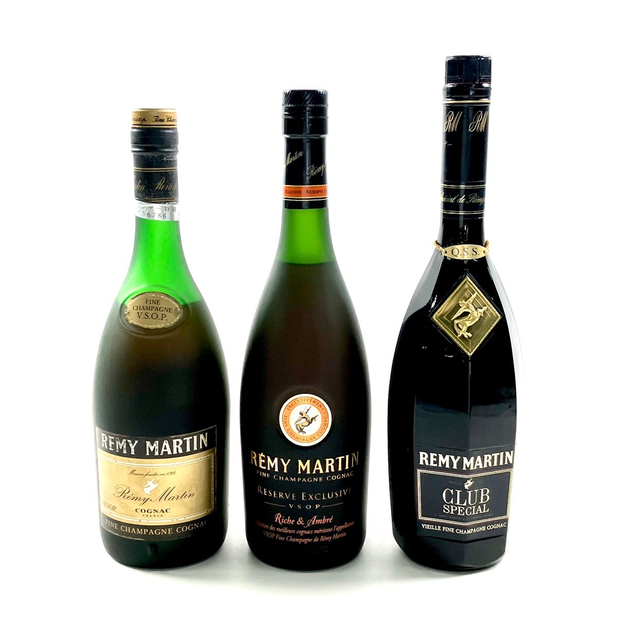 3本 レミーマルタン REMY MARTIN VSOP 旧旧旧 VSOP RESERVE EXCLUSIVE リッチ&アンバー クラブスペシャル  コニャック 700ml ブランデー セット 【古酒】 - メルカリ