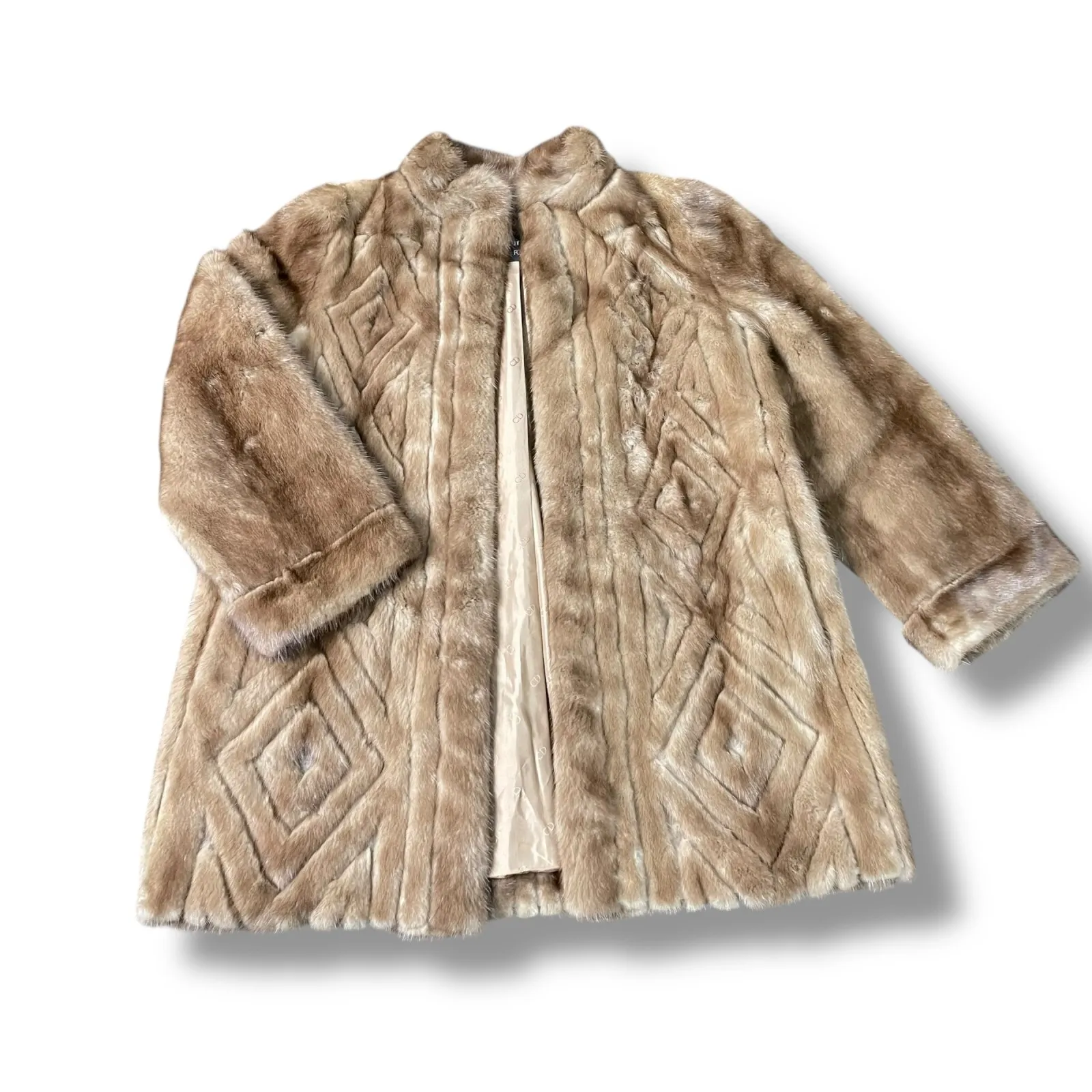 極美品 総丈123㎝【Christian Dior】ブラックミンク ファーコート Christian Dior・アウター・ ファー ジャケット ミンク ブラック