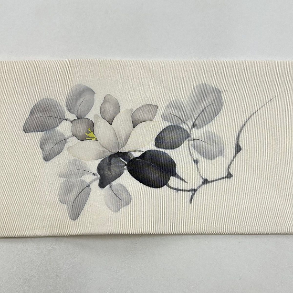 平和屋着物○九寸名古屋帯 髭紬 手描き 為せば成る為さねば成らぬ何事