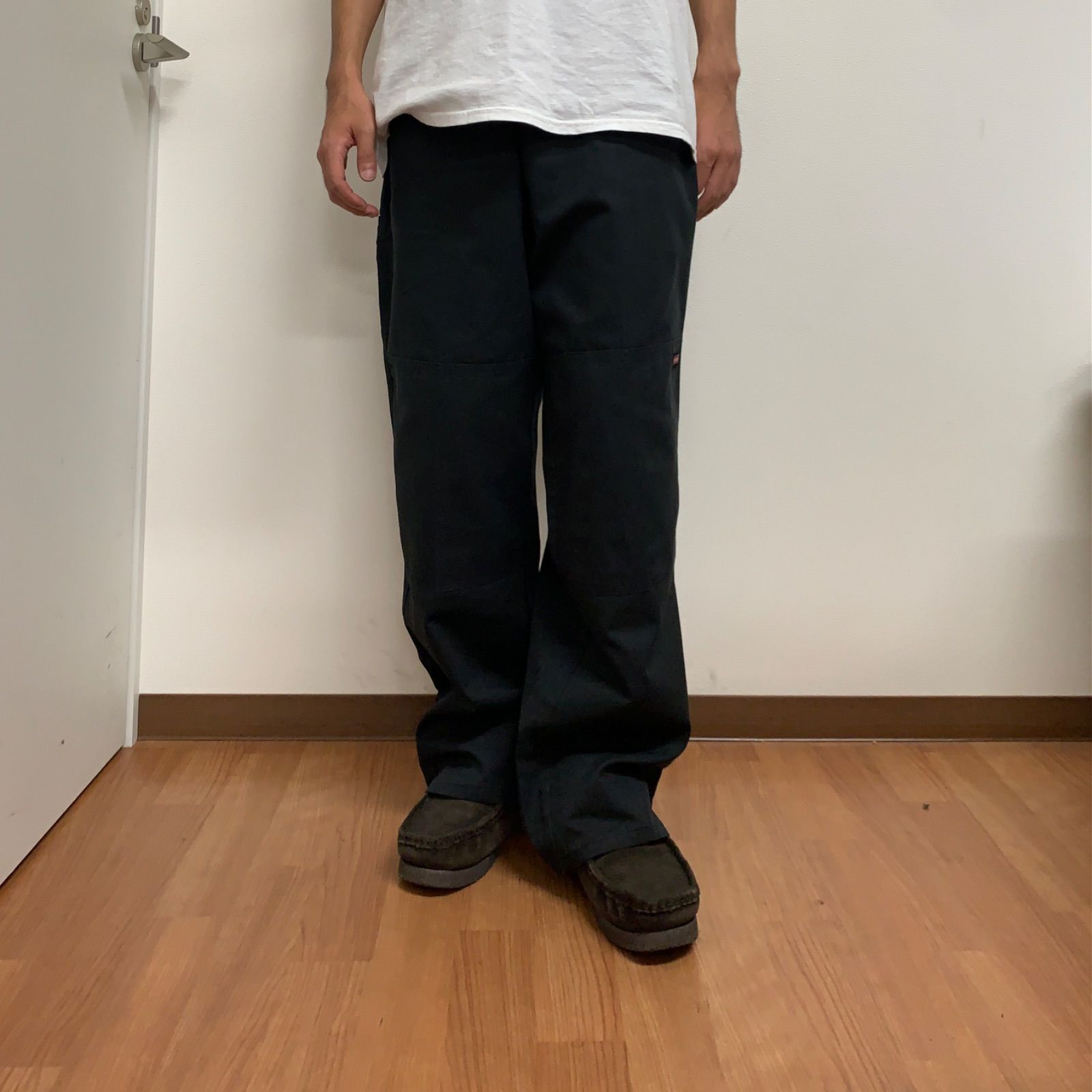 Genuine Dickies ダブルニー ブラック 32×32 - メルカリ