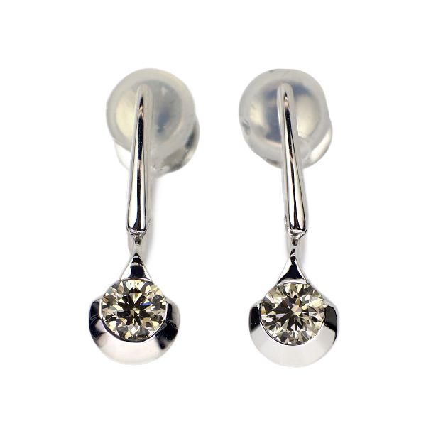 カシケイ/Kashikey K18WG ダイヤモンド イヤリング 0.40ct