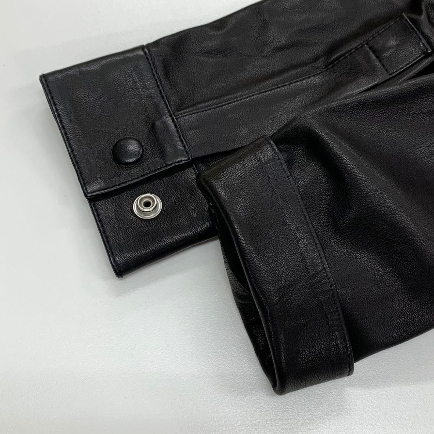 SAINT LAURENT - サンローラン パリ フーディー レザー トップス 2017【AFB26】 SAINT LAURENT - サンローラン パリ フーディー レザー トップス